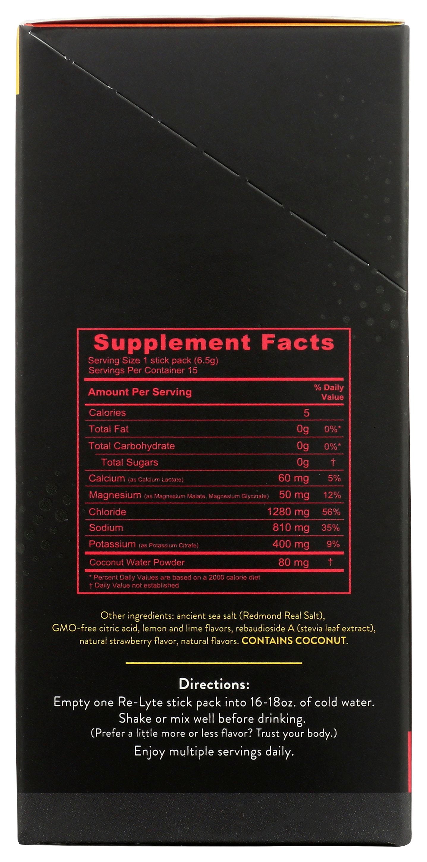REDMOND ELECTROLYTE STRWBRY 15PK