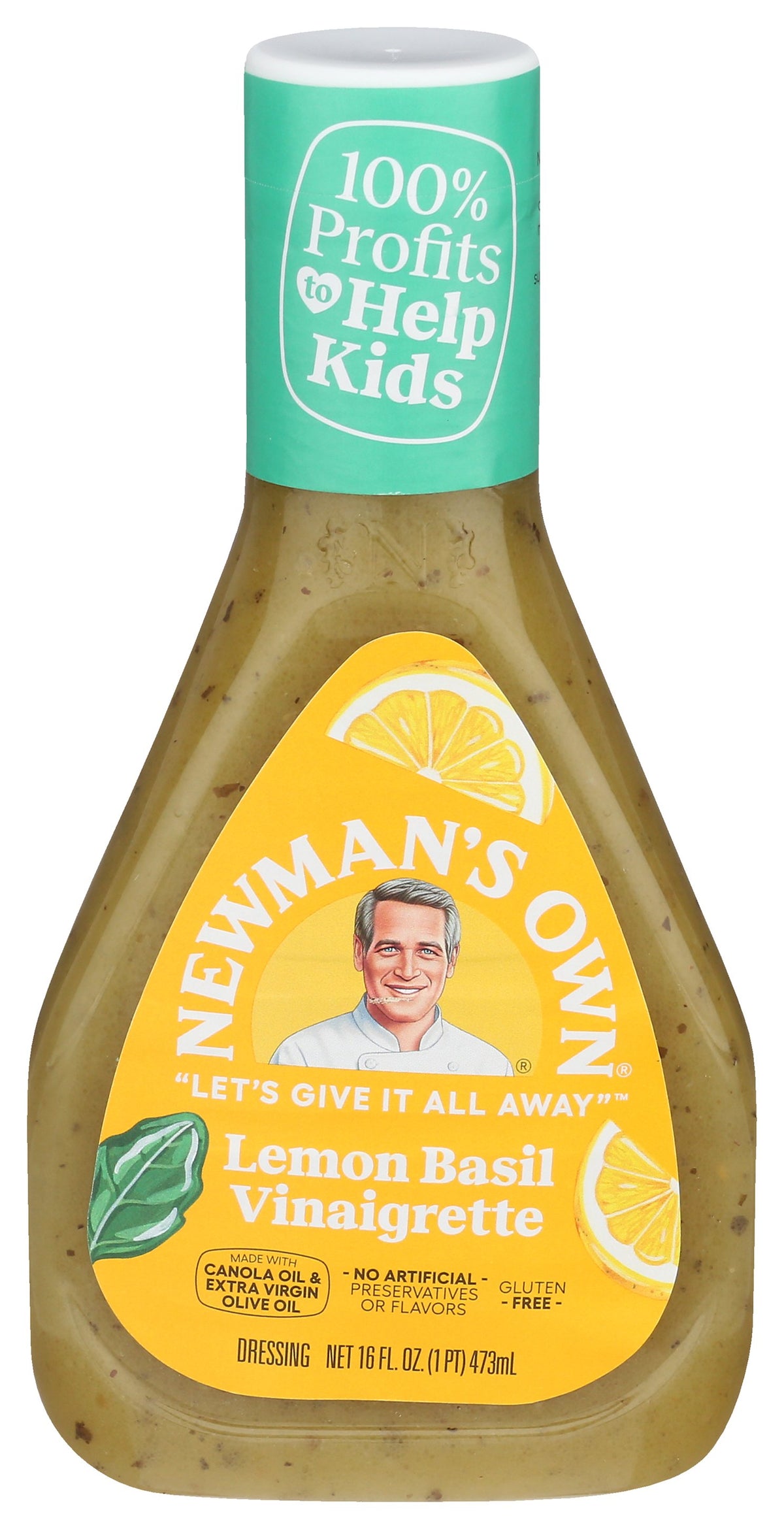 NEWMANS OWN DRSSNG LEMON BASIL VNGRTT - Case of 6