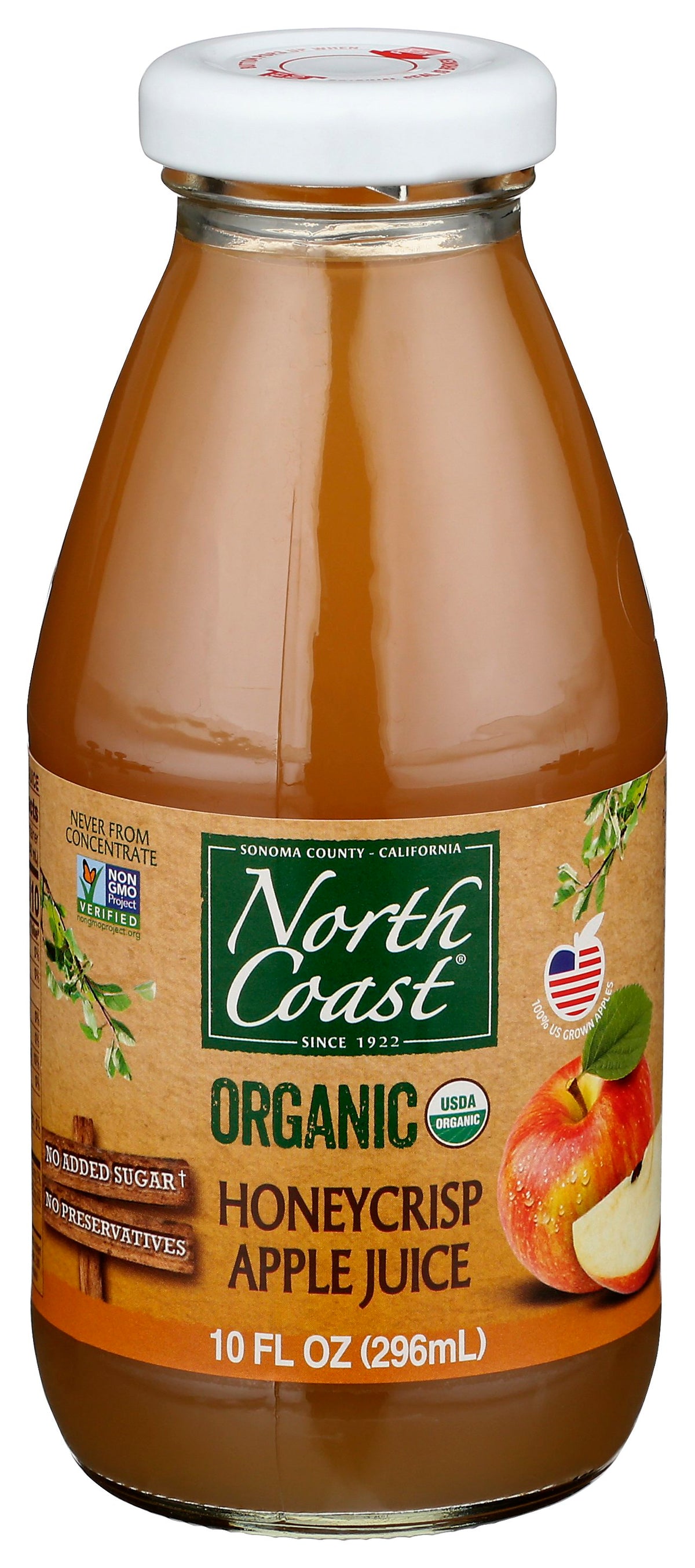 NORTH COAST JUICE APPLE HONEYCRSP ORG - Case of 24