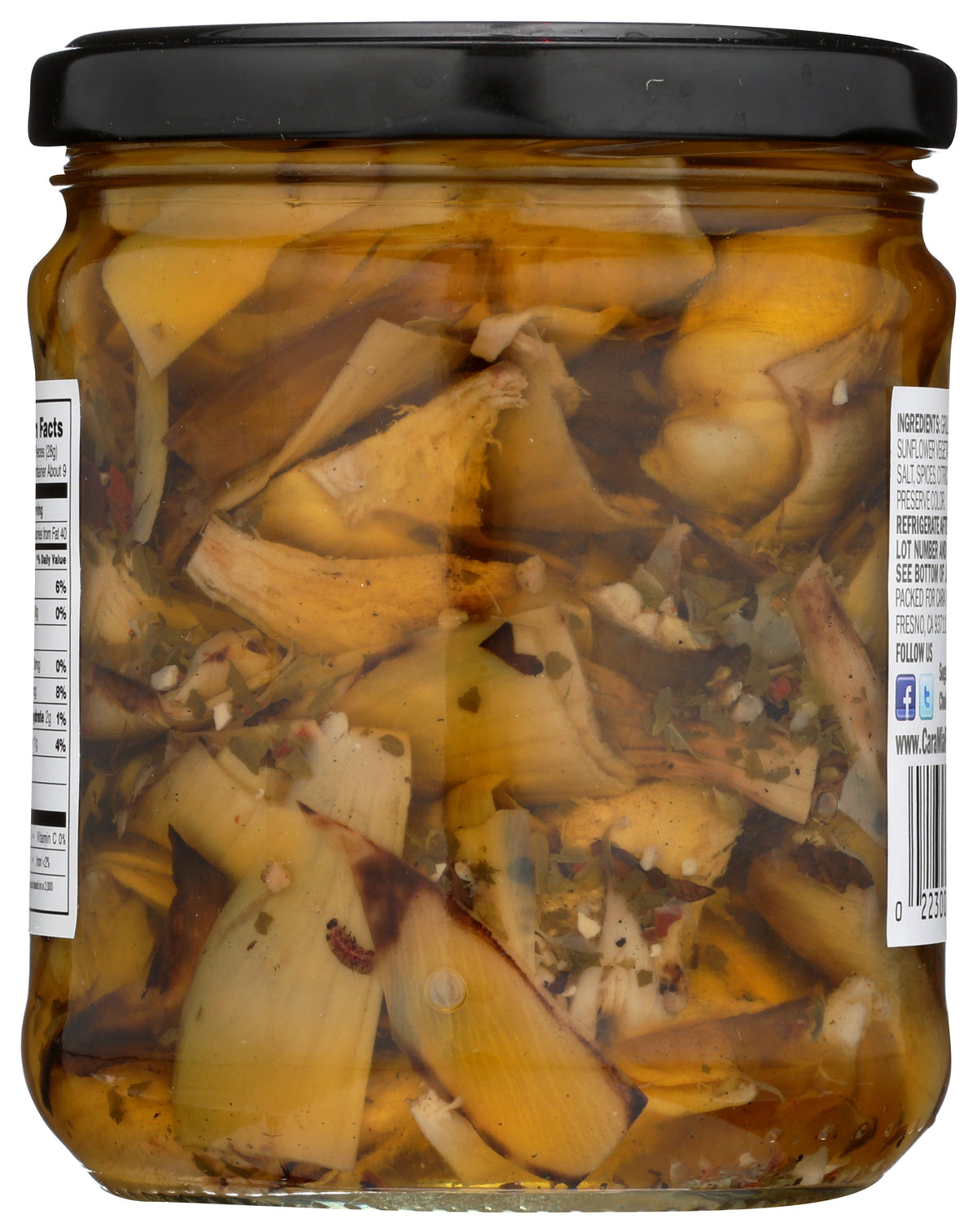 CARA MIA ARTICHOKE HEARTS GRILLED - Case of 12