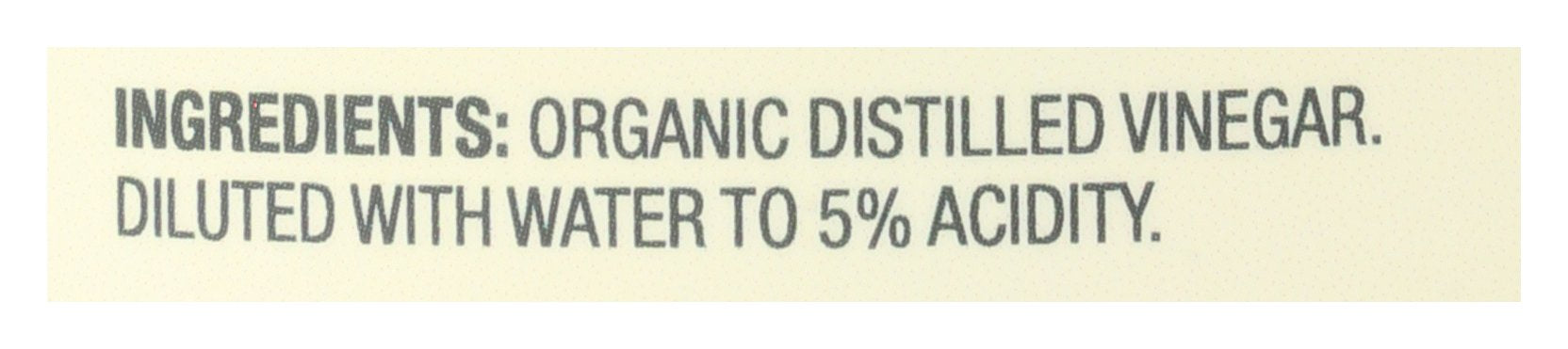 SPECTRUM NATURALS VINEGAR WHTE DISTLD ORG - Case of 6