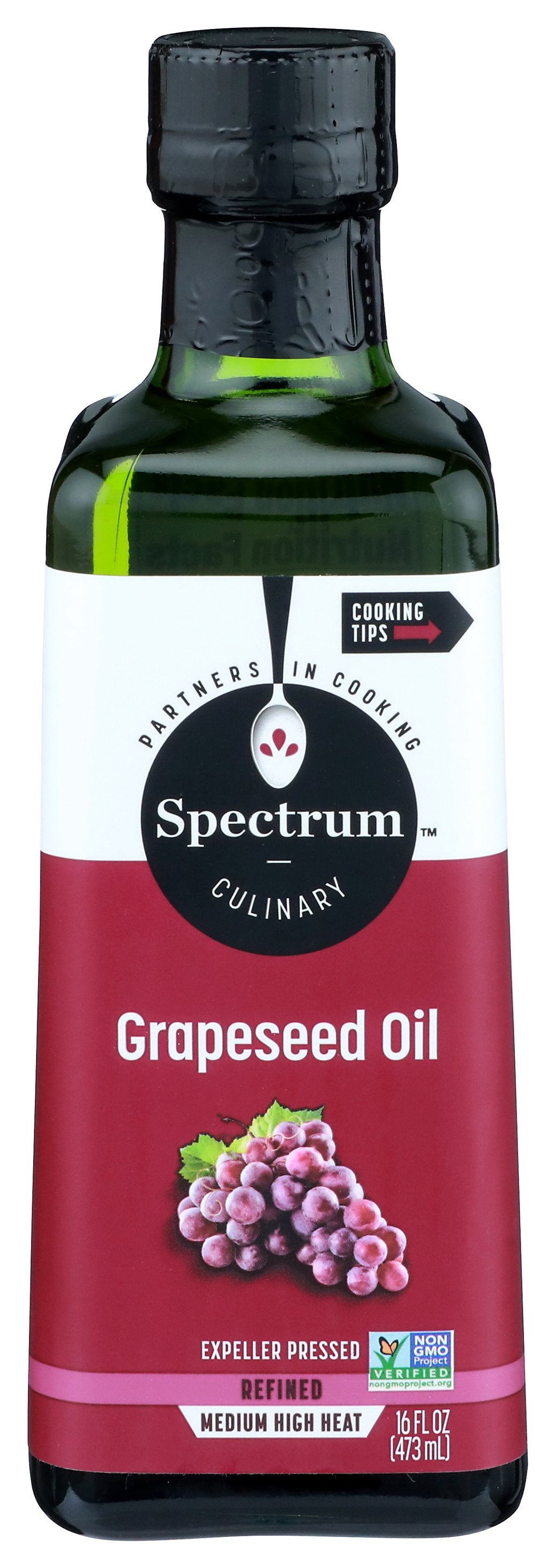 SPECTRUM NATURALS OIL GRAPESEED REFINED