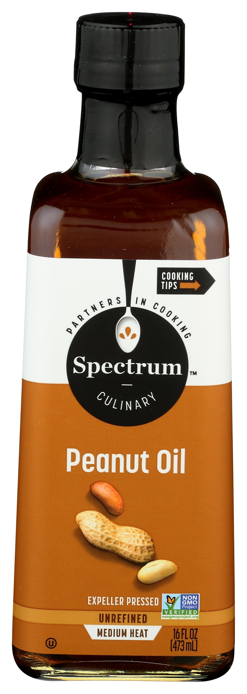SPECTRUM NATURALS OIL PEANUT UNREFINED - Case of 6