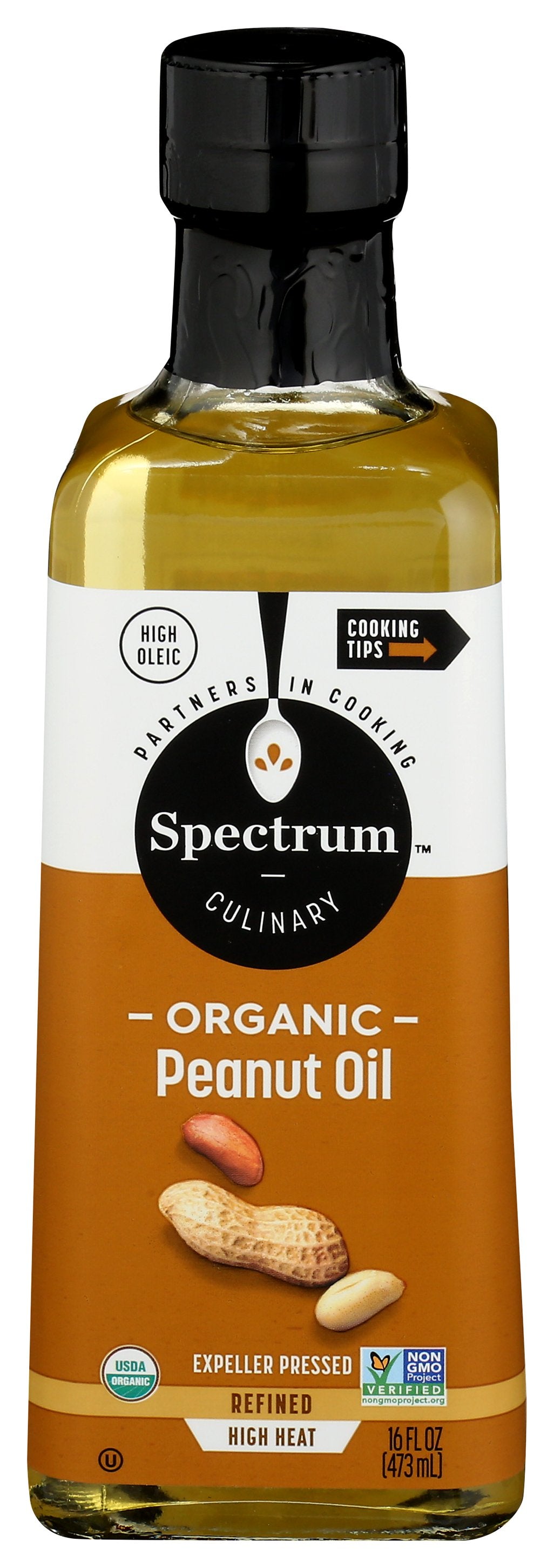 SPECTRUM NATURALS OIL PEANUT HI HEAT - Case of 6