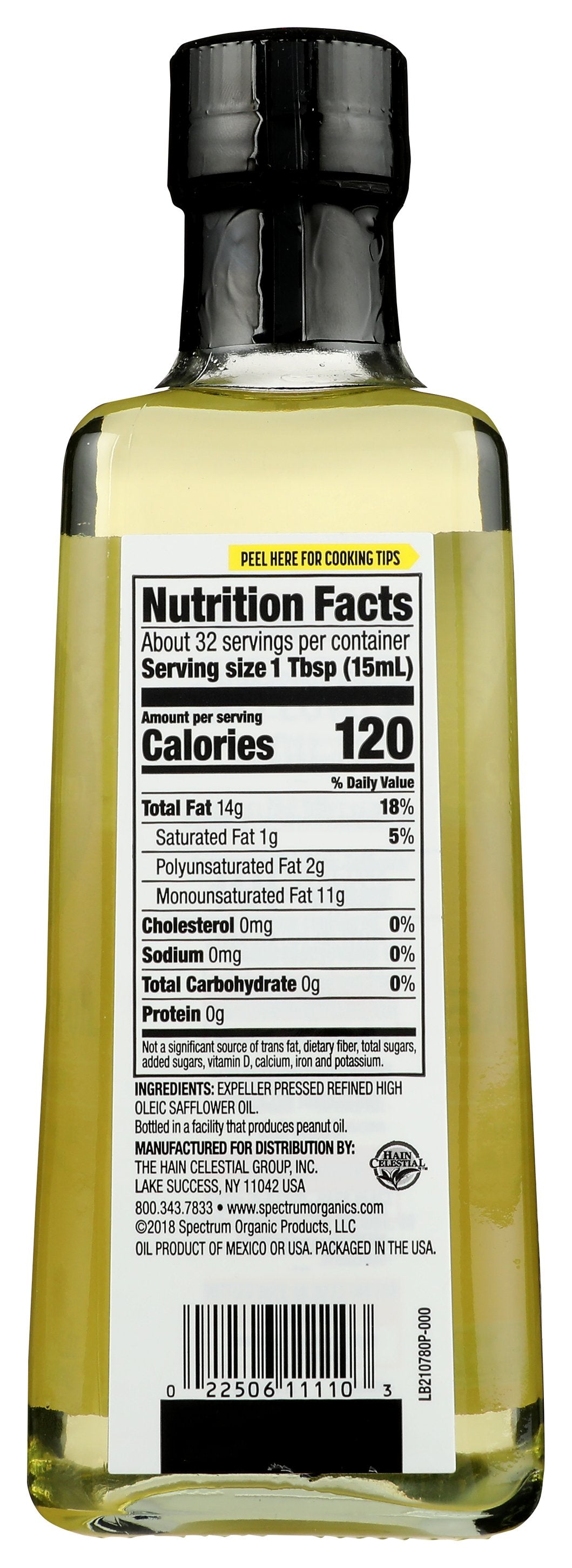 SPECTRUM NATURALS OIL SAFFLR OLECIC HI REF - Case of 6