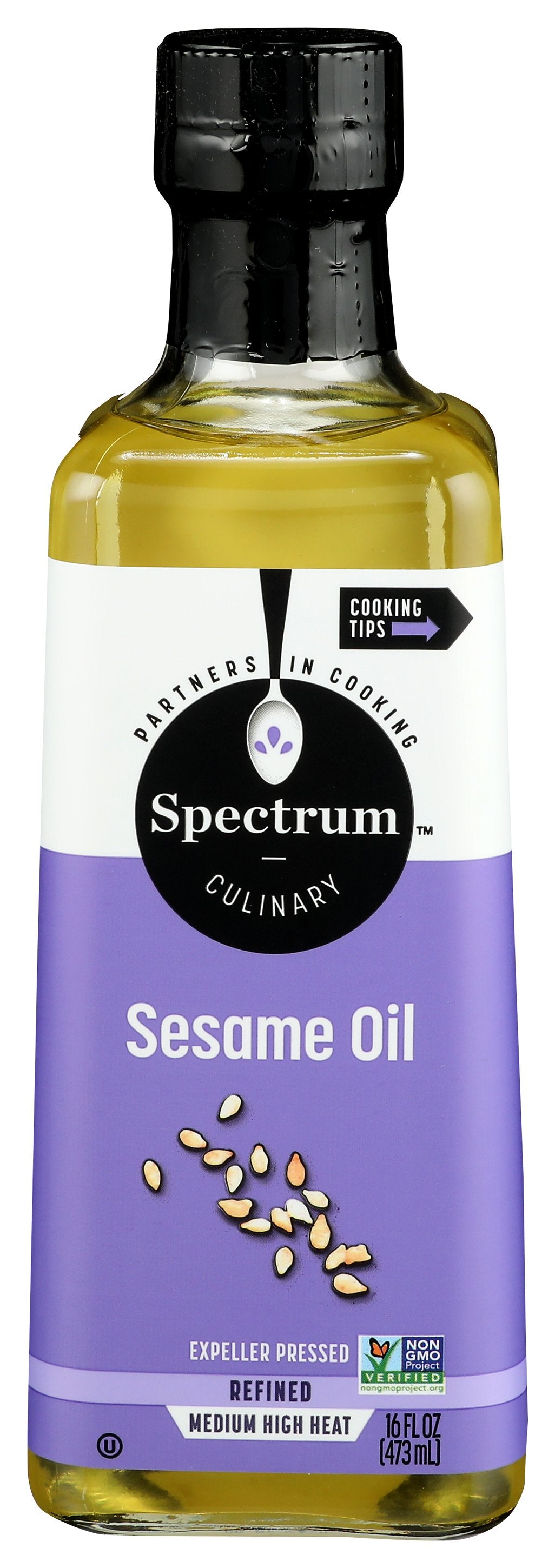 SPECTRUM NATURALS OIL SESAME REFINED - Case of 6