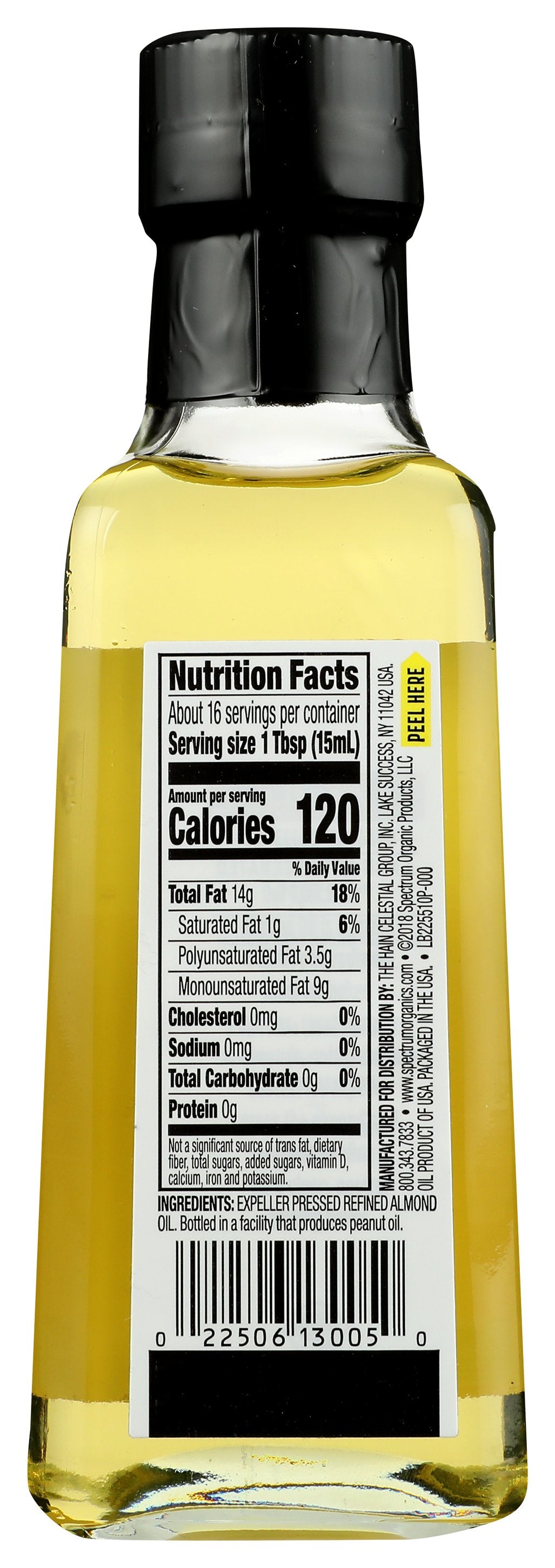 SPECTRUM NATURALS OIL ALMOND REFINED SWEET