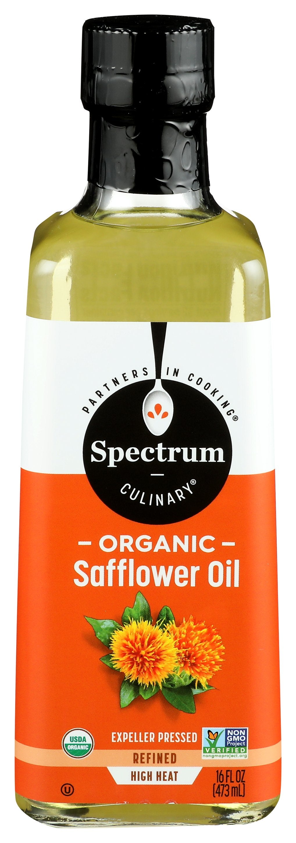 SPECTRUM NATURALS OIL SAFFLOWER REFINED ORG - Case of 6