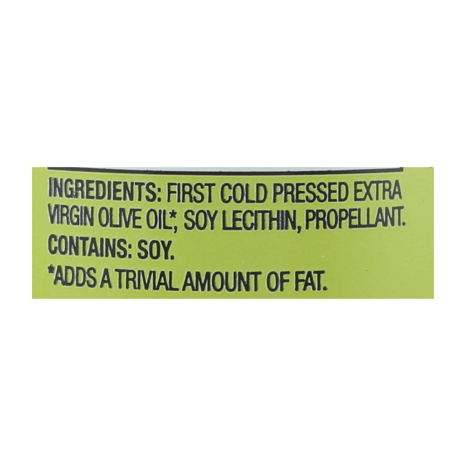 Spectrum Naturals Extra Virgin Olive Spray Oil - Case Of 6 - 6 Fl Oz.