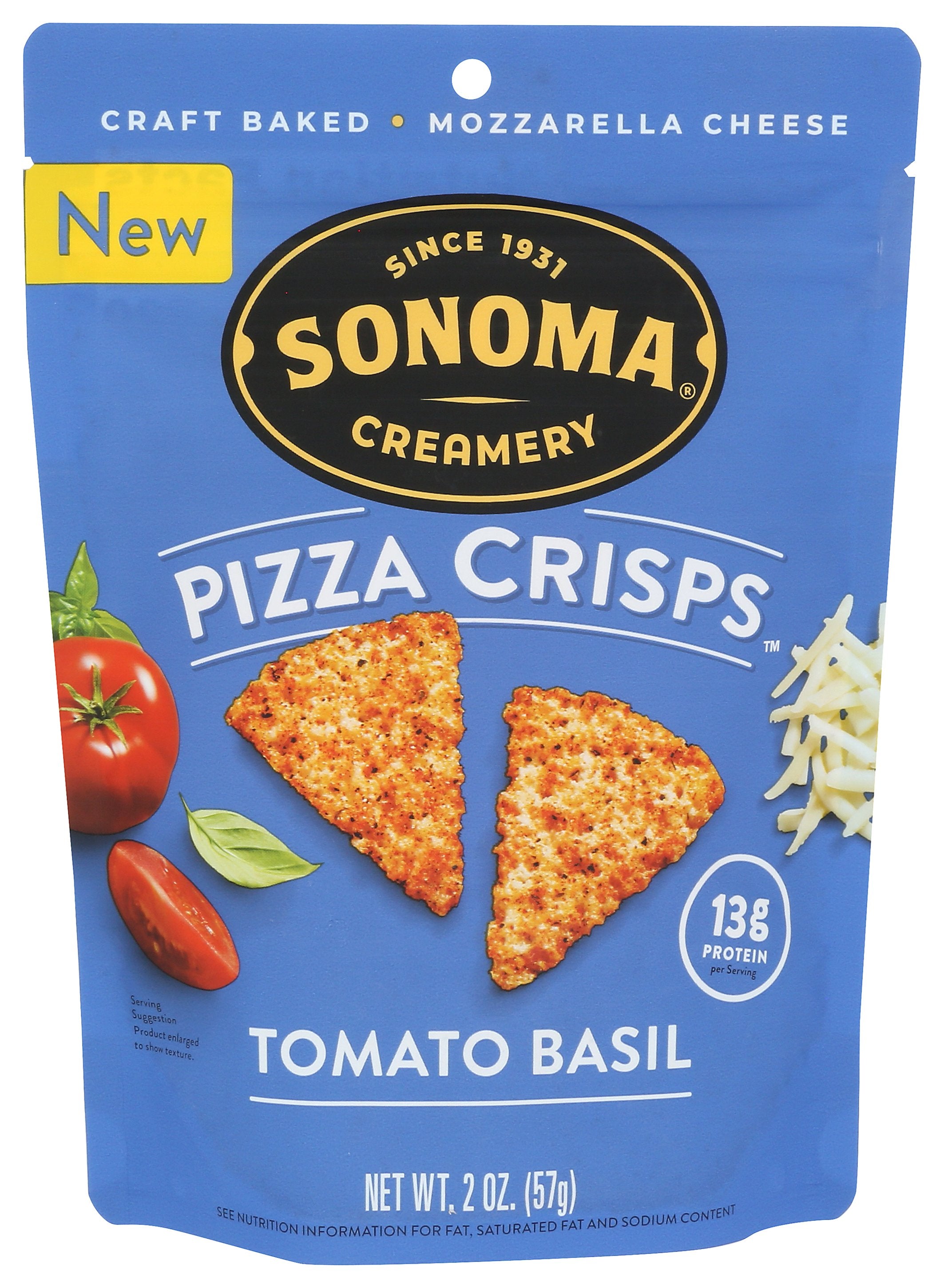 SONOMA CREAMERY CRISPS PIZZA TOMATO BASL - Case of 6