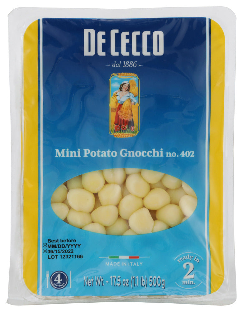 De Cecco Pasta Mini Gnocchi Potato  - 17.5 oz (Case of 12)