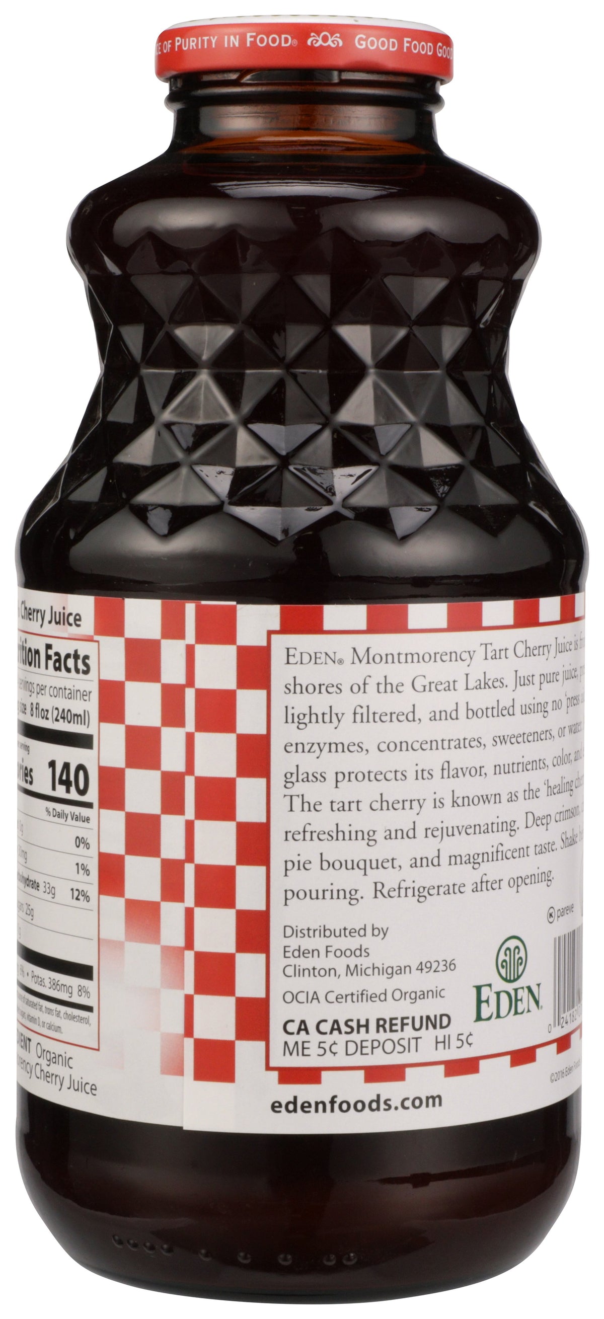 EDEN FOODS JUICE CHERRY MONTMORENCY