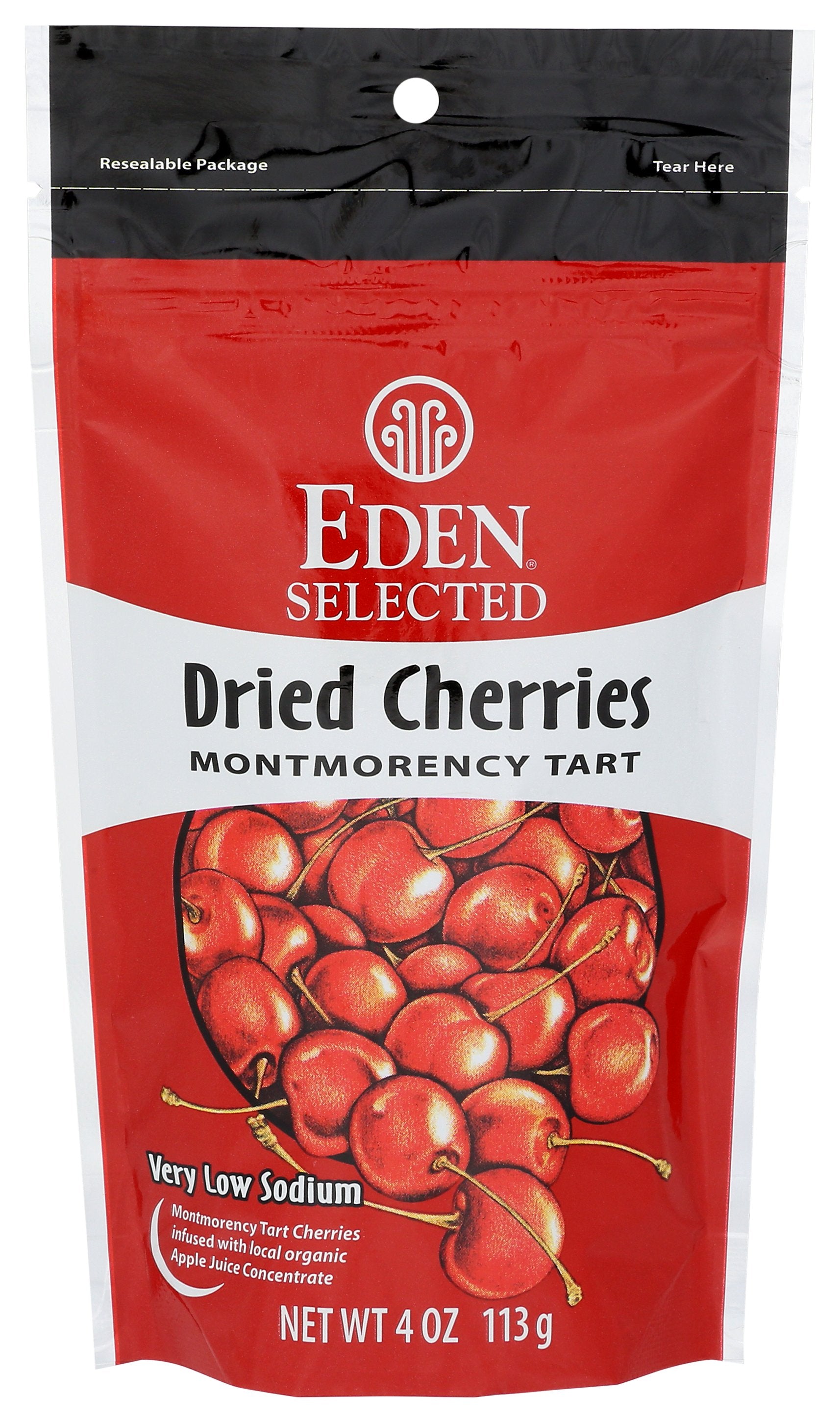 EDEN FOODS FRUIT DRD CHERRY MNTMRNCY - Case of 15