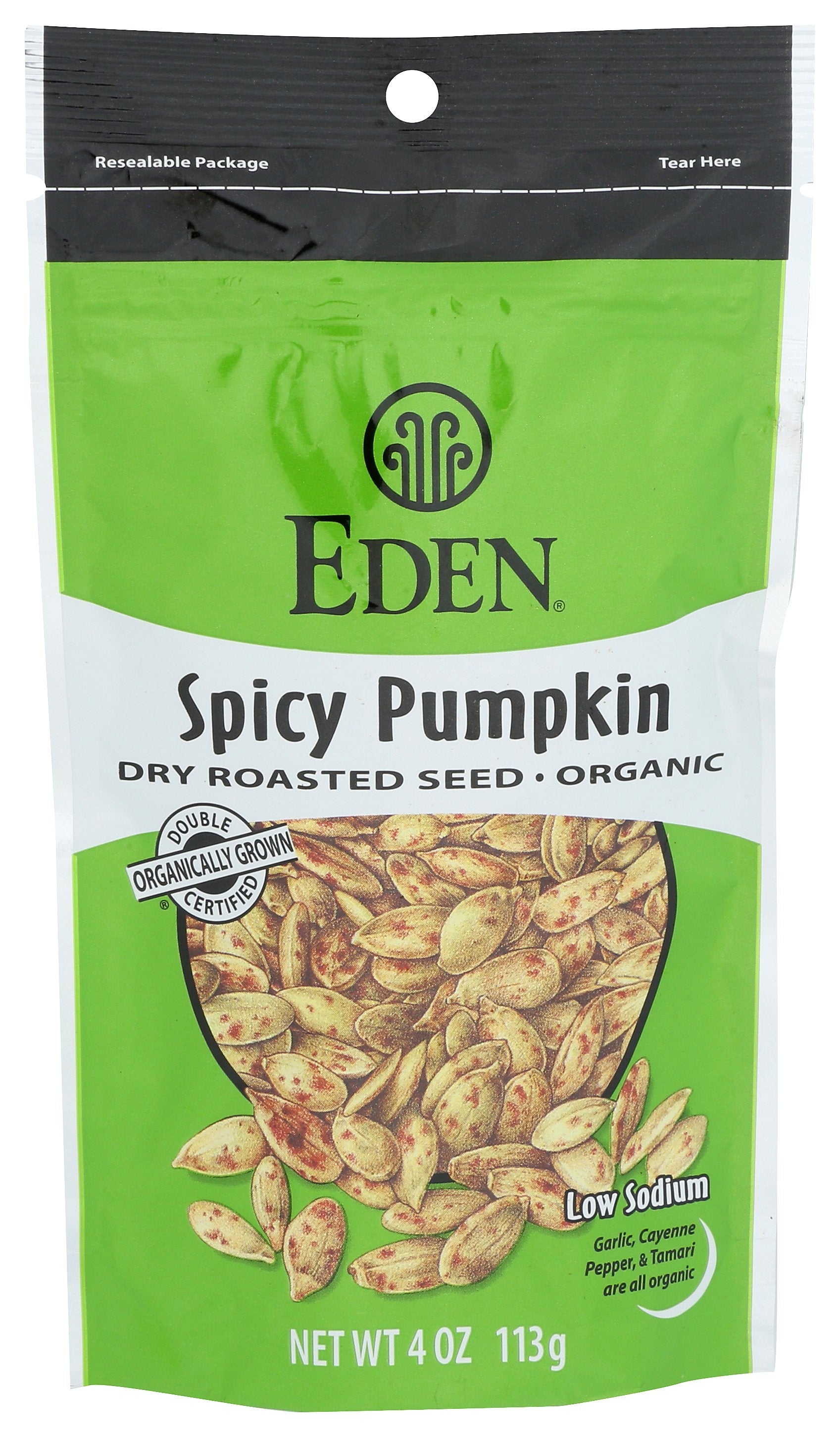 EDEN FOODS SEED PUMPKIN SPICY - Case of 15