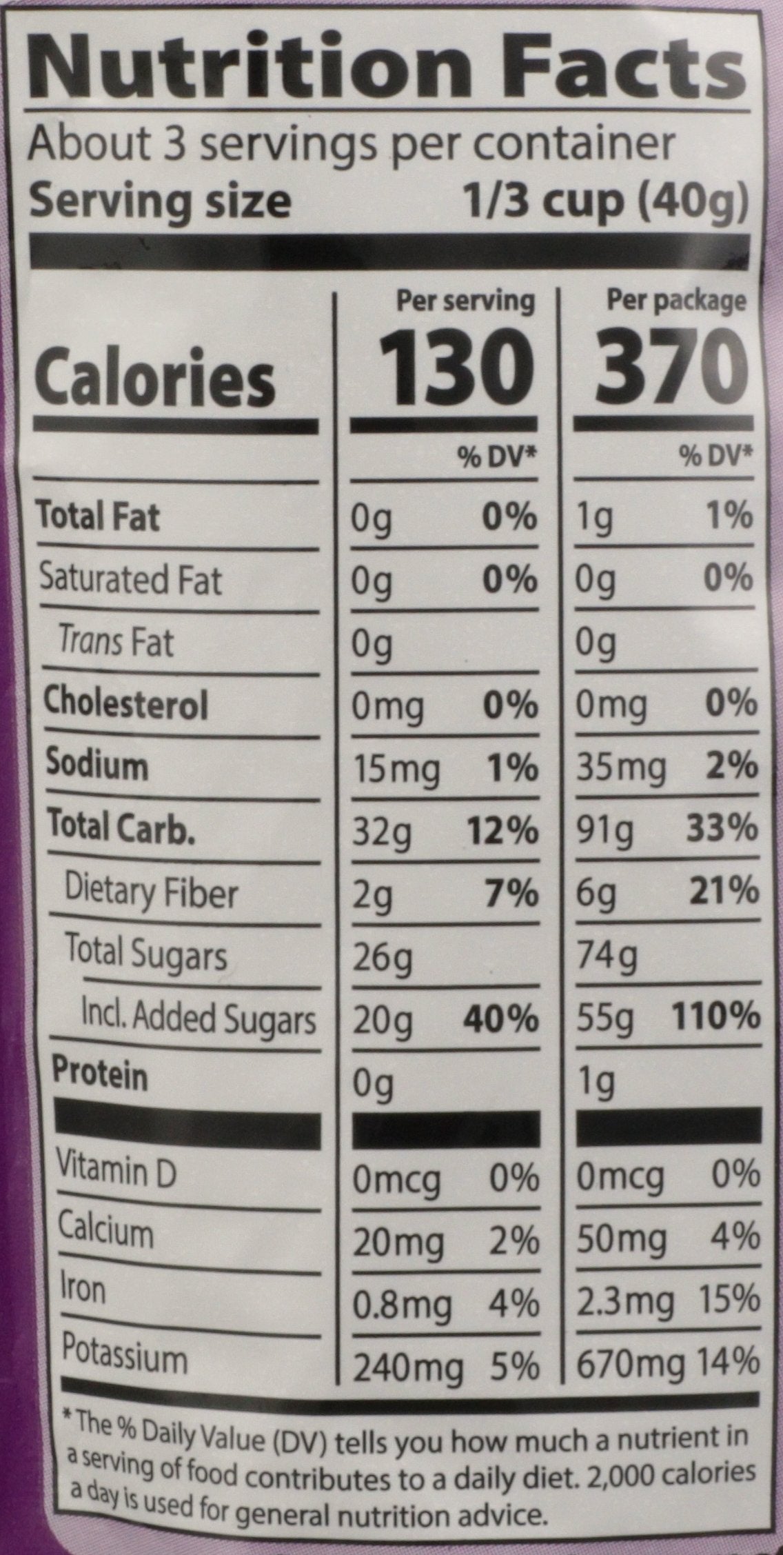 EDEN FOODS FRUIT DRD CRANBERRY