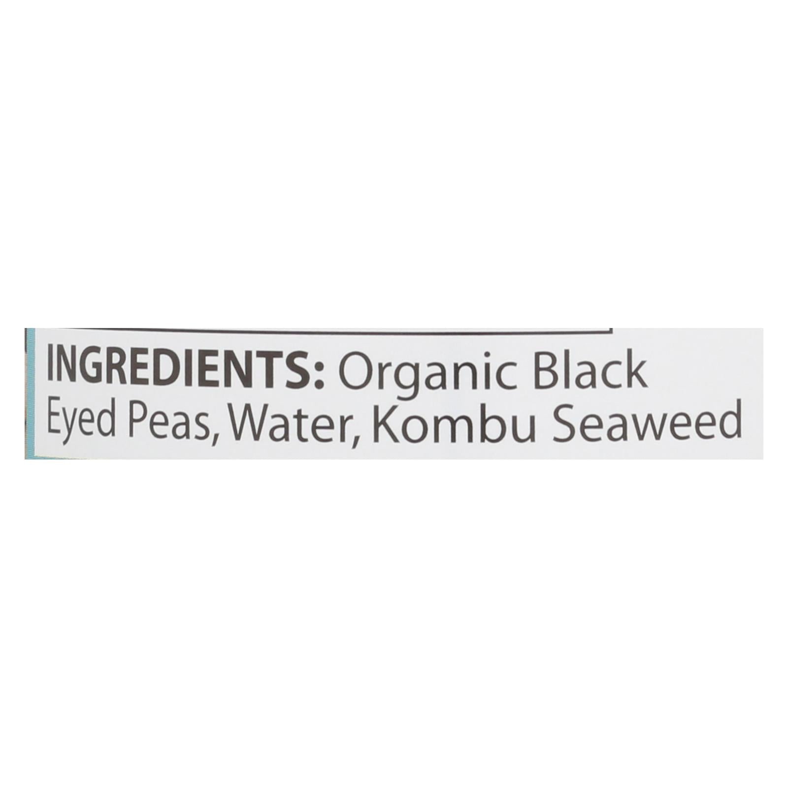 Eden Foods Organic Black Eyed Peas - Case Of 12 - 15 Oz.