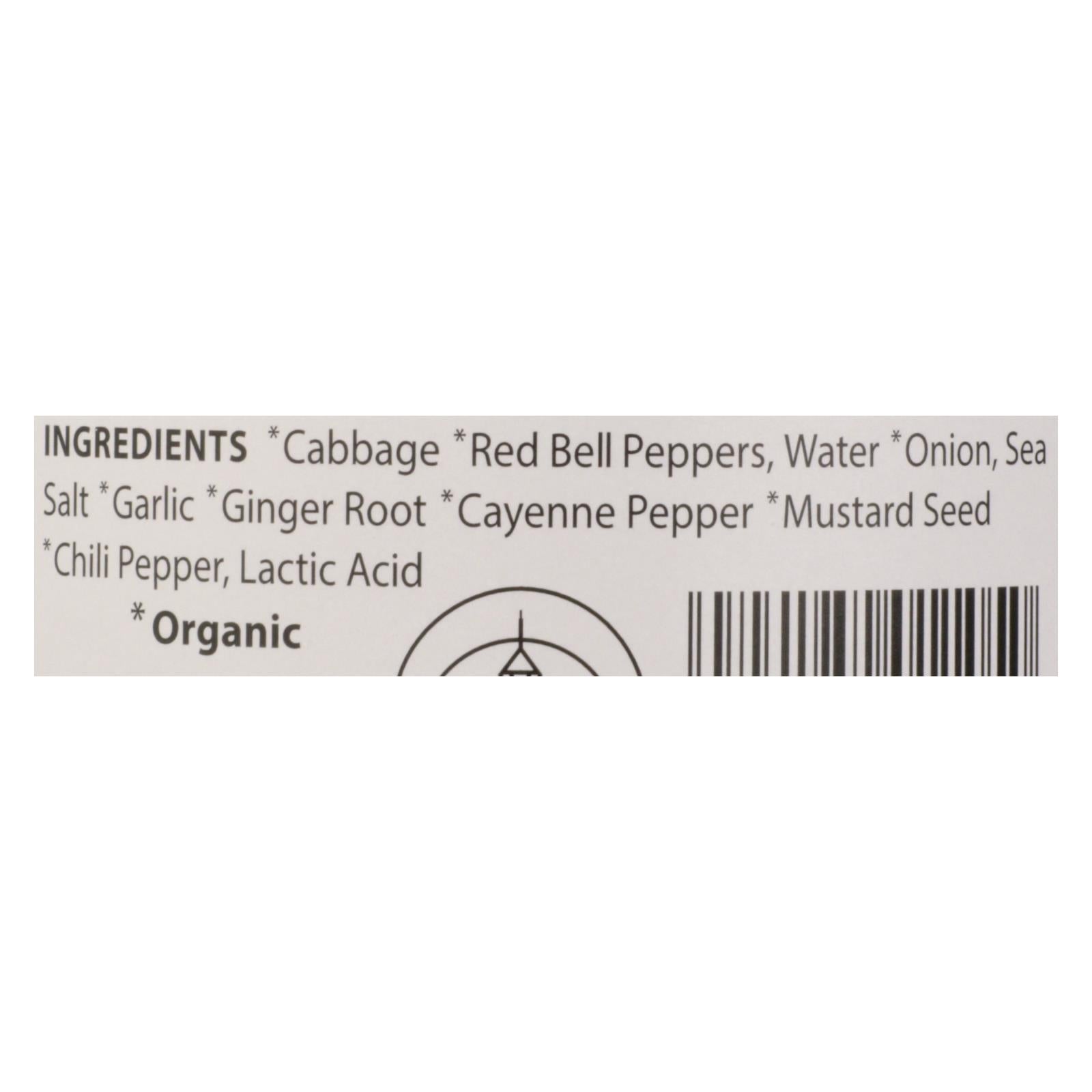 Eden Foods Organic Kimchi Sauerkraut  - Case of 12 - 18 OZ