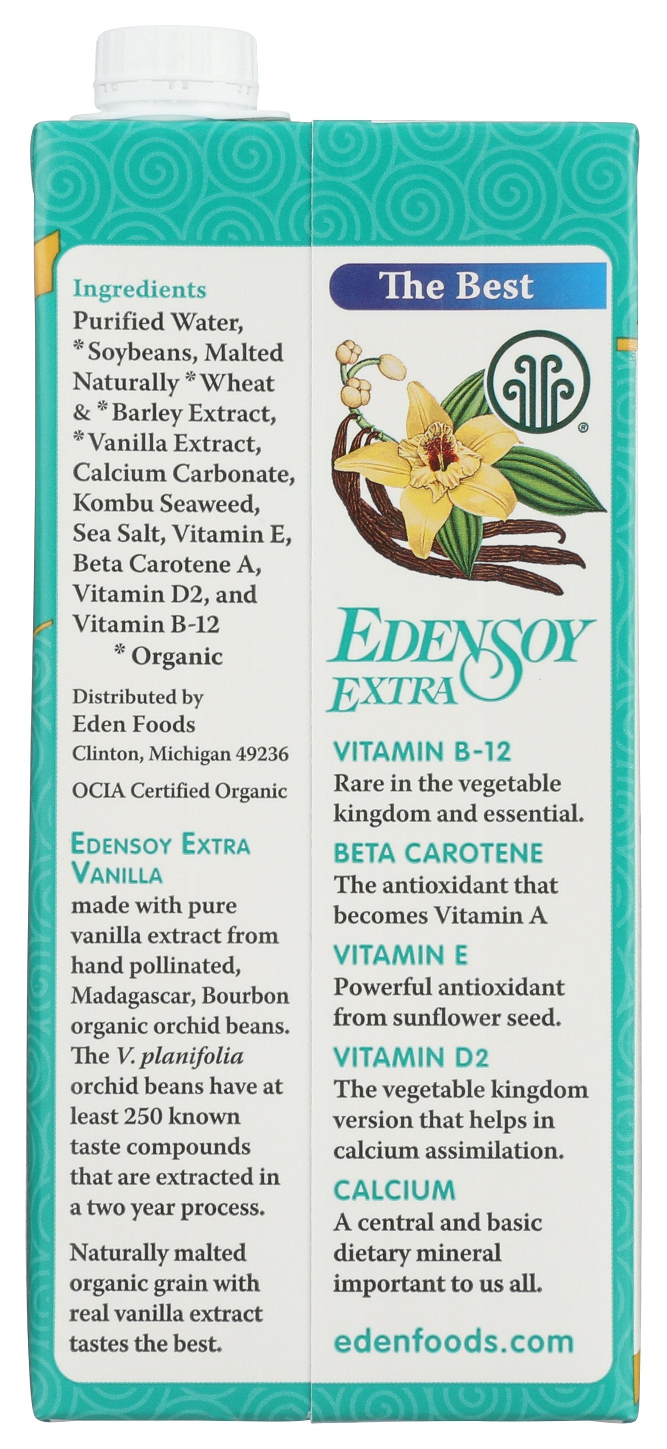 EDEN FOODS BEV EDENSOY VANILLA EXTR - Case of 12