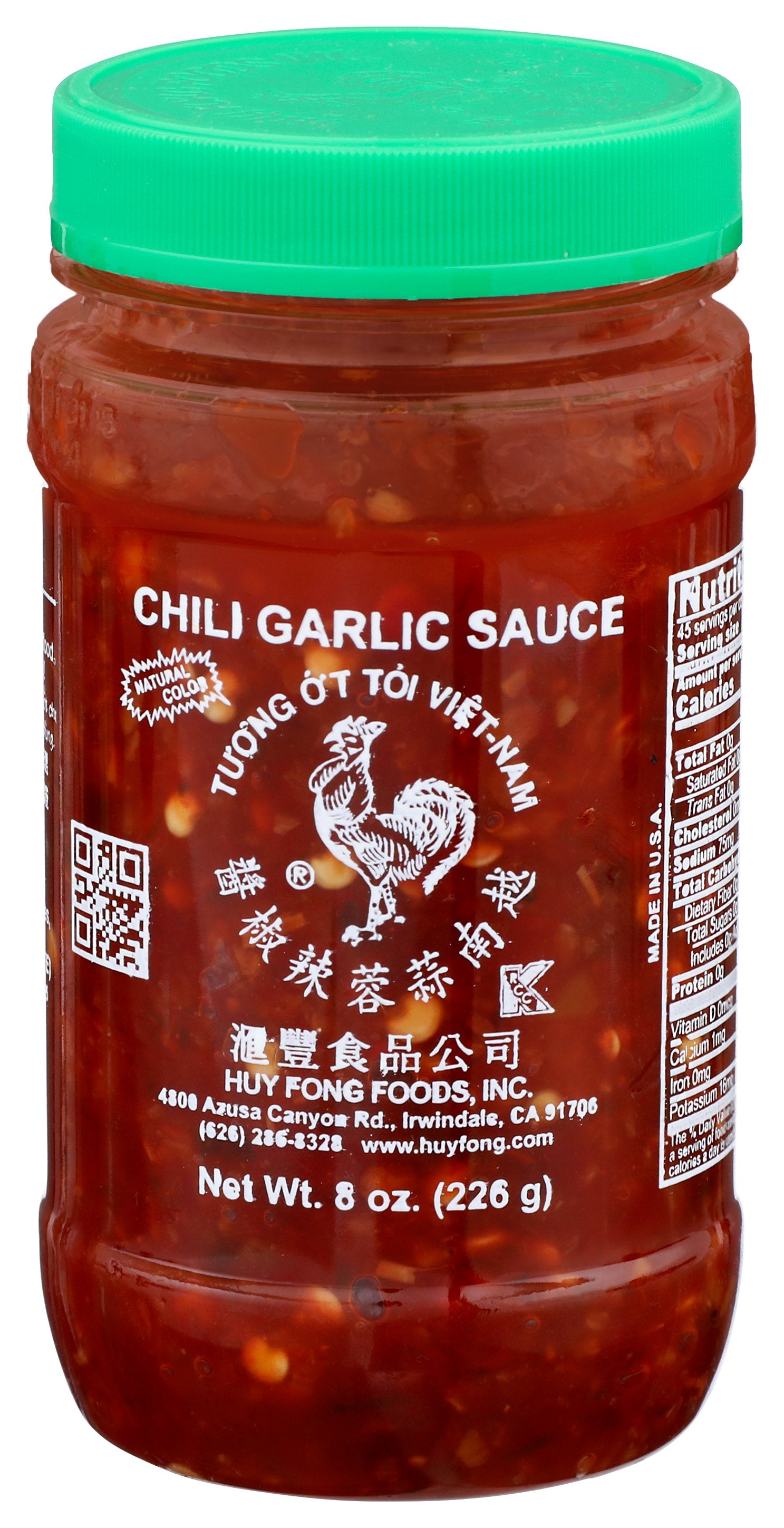HUY FONG SAUCE CHILI VIETNAM GARLI - Case of 12