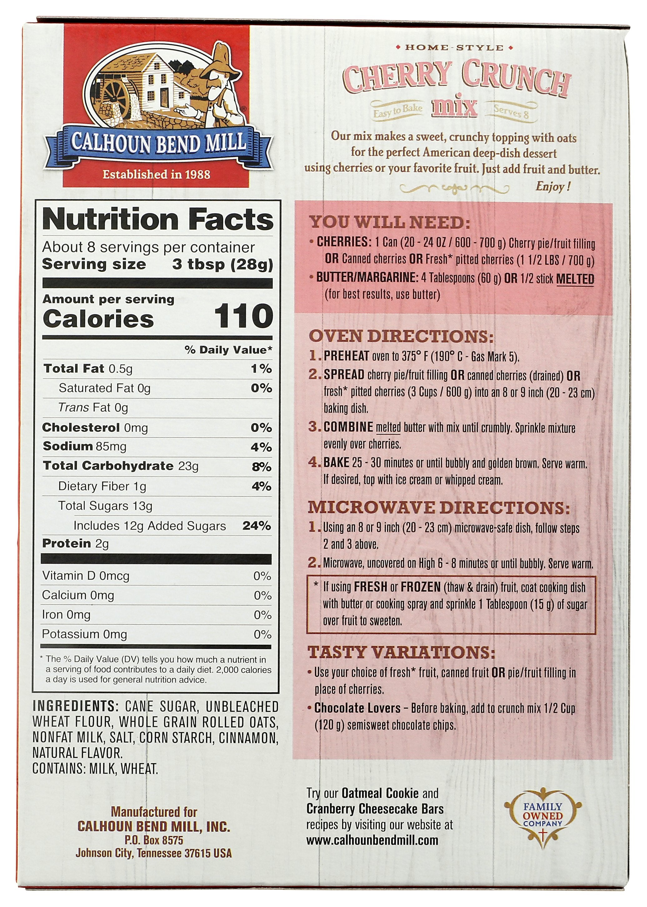 CALHOUN BEND MIX CHERRY CRUNCH - Case of 6