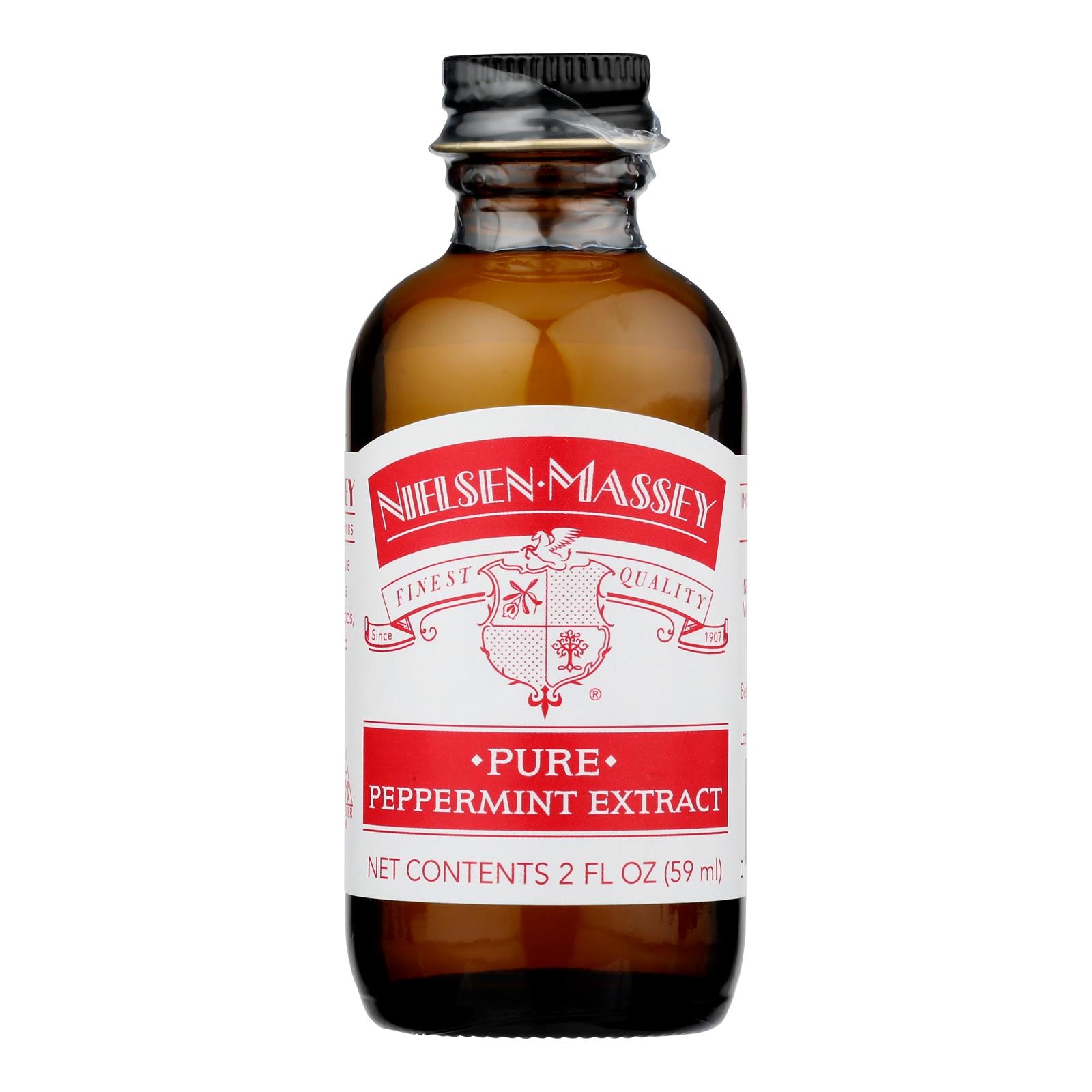 Nielsen-massey Vanilla - Peppermint Extract Pure - CS of 8-2 OZ