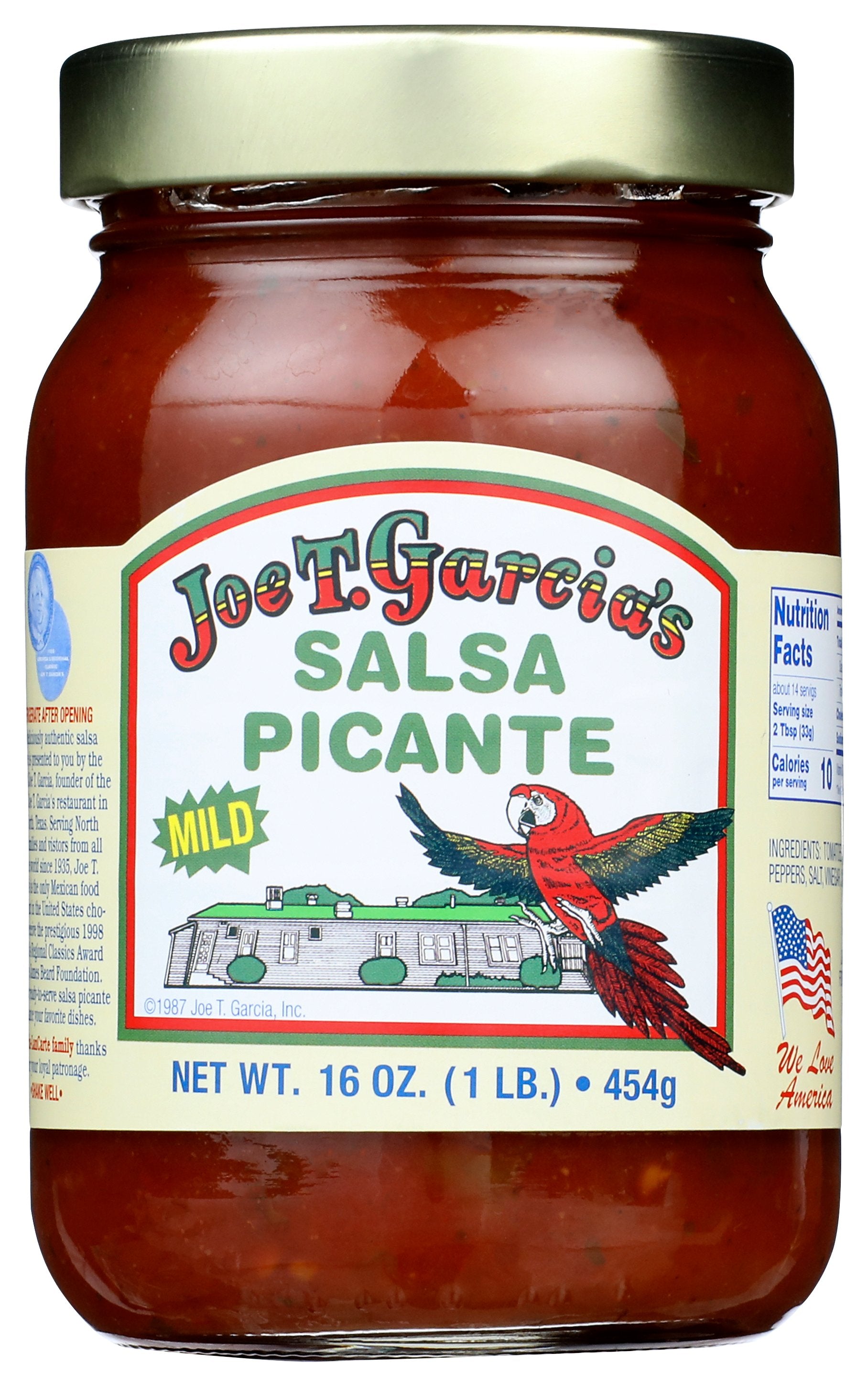 JOE T GARCIA SALSA MILD PICANTE - Case of 12
