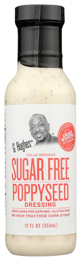 G Hughes Dressing Sugar Free Poppyseed - Case of 6 - 12 fo
