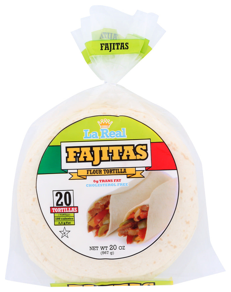 La Real Tortilla Flour 6 Inches -  20 Oz (Pack of 12)