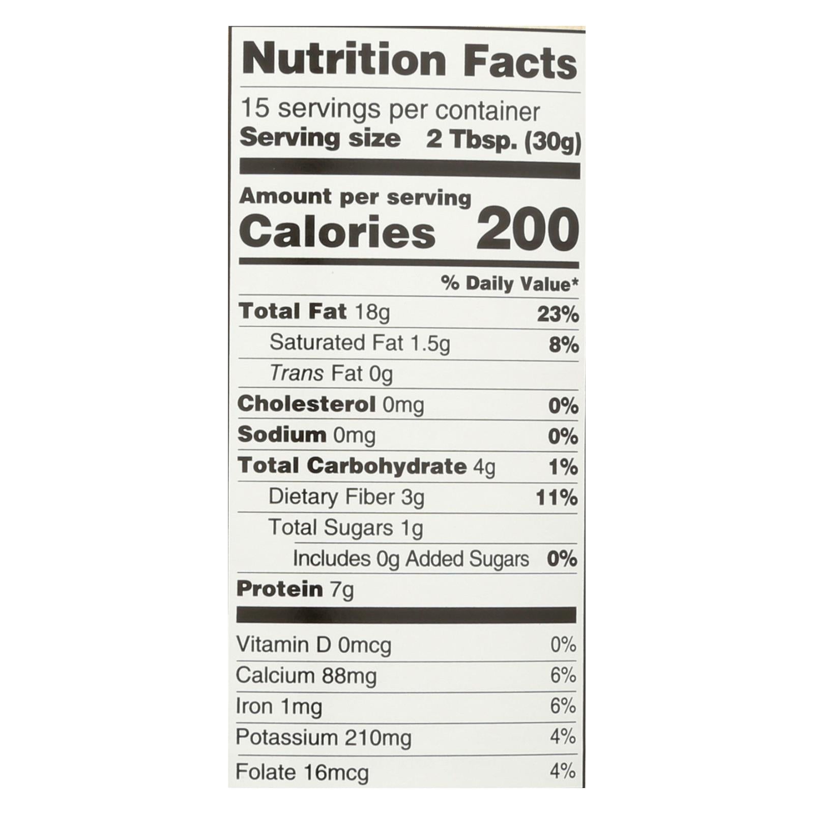 Woodstock Non-GMO Crunchy Almond Butter, 16oz, 12-Pack