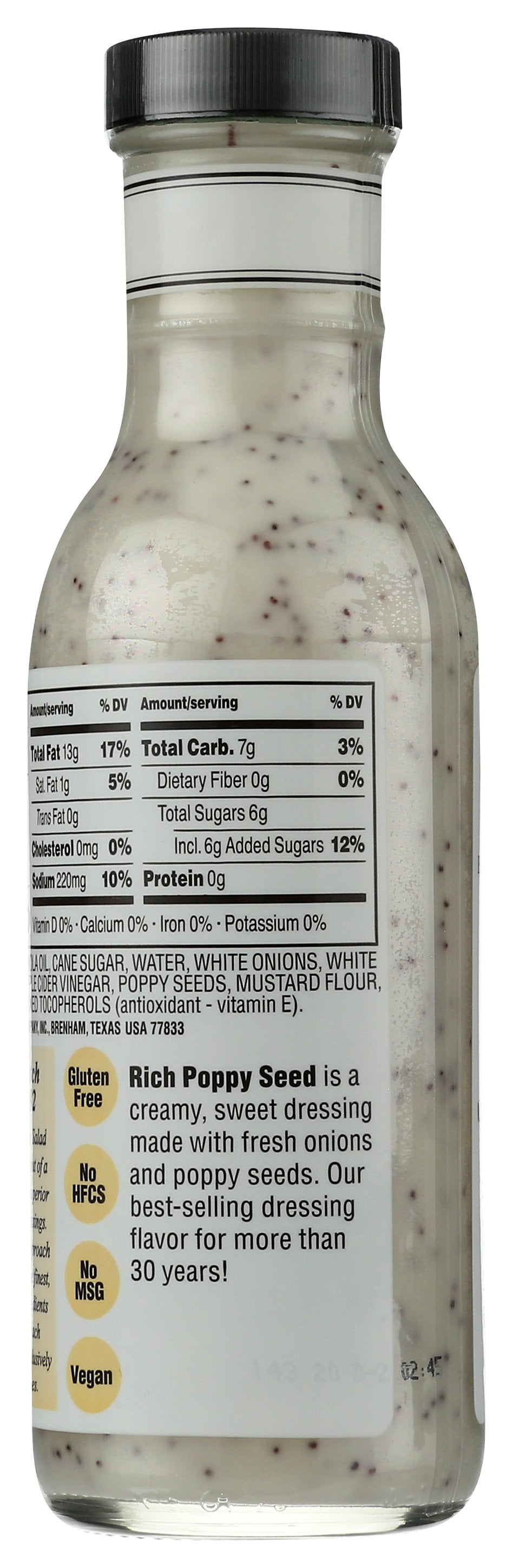 BRIANNAS DRSSNG POPPY SEED - Case of 6