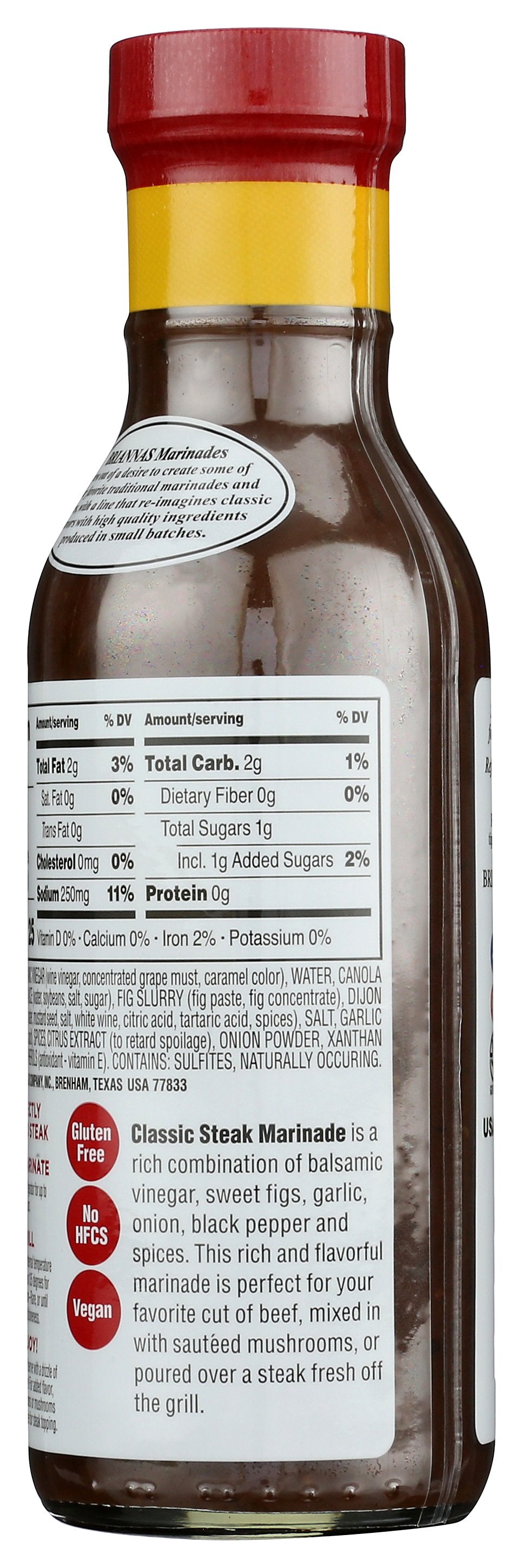 BRIANNAS MARINADE CLASSIC STEAK - Case of 6