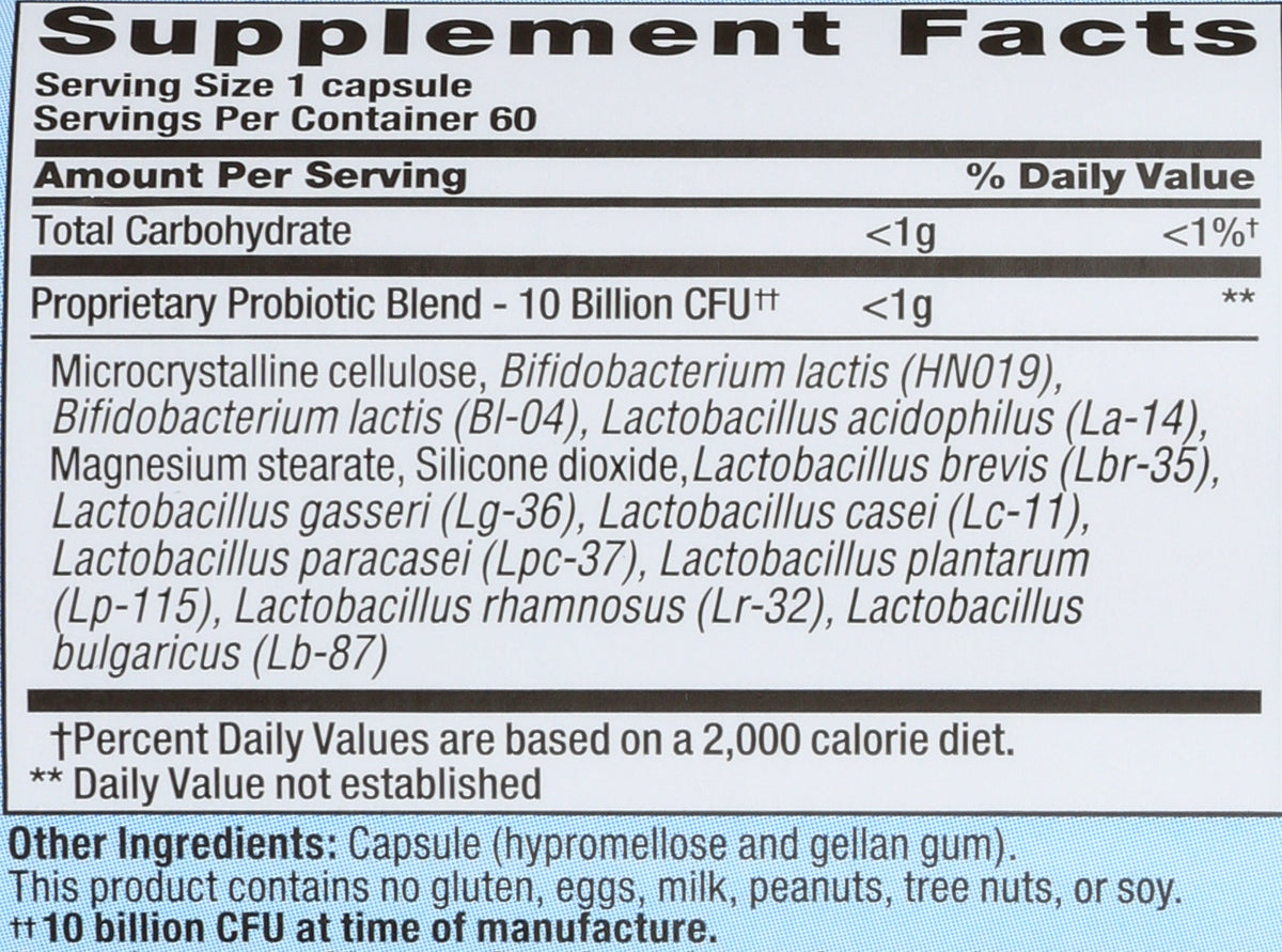 NUTRITION NOW PB8 IMMUNE SYSTM SUPPORT