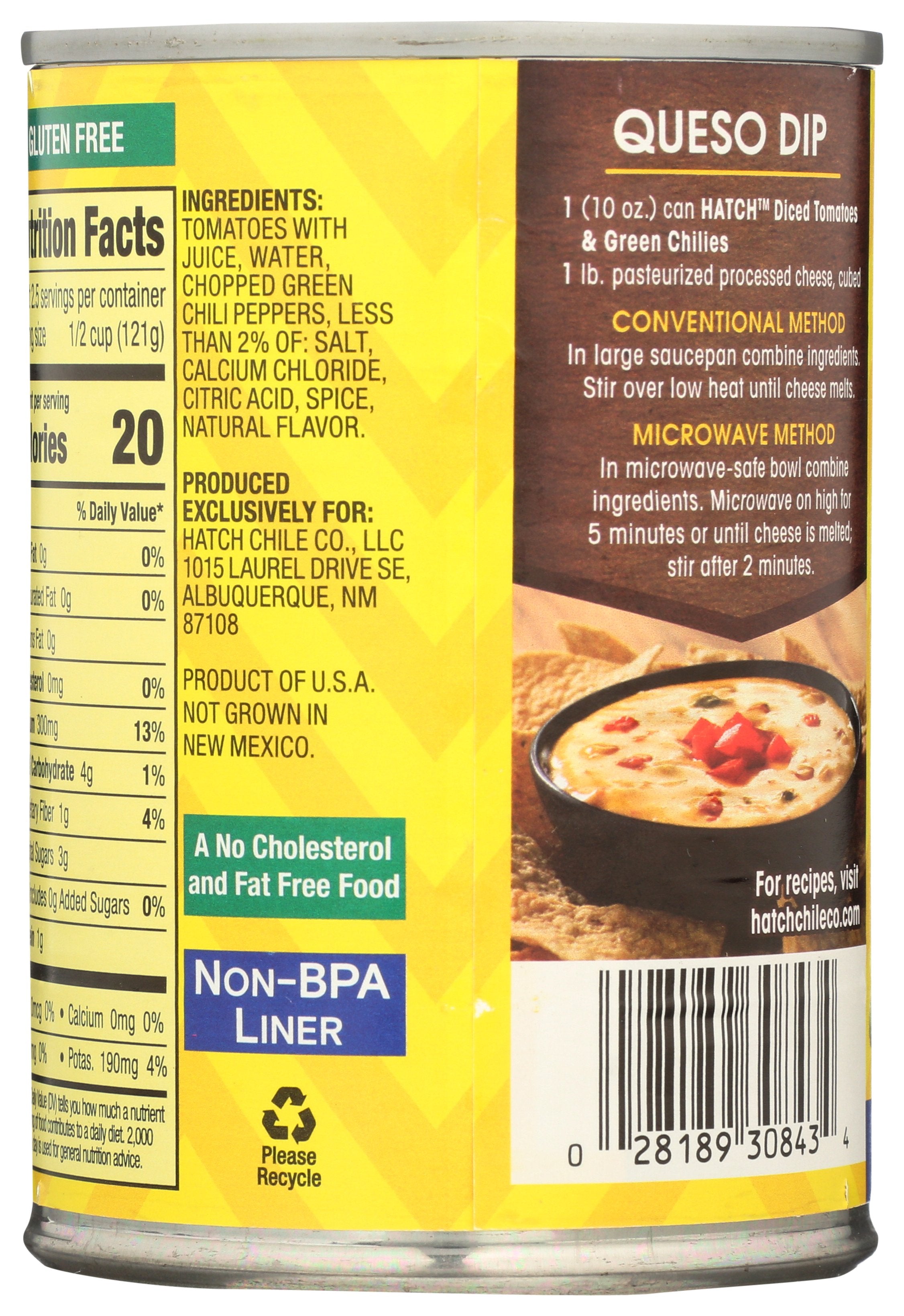 HATCH GREEN CHILI DICE TMO - Case of 12