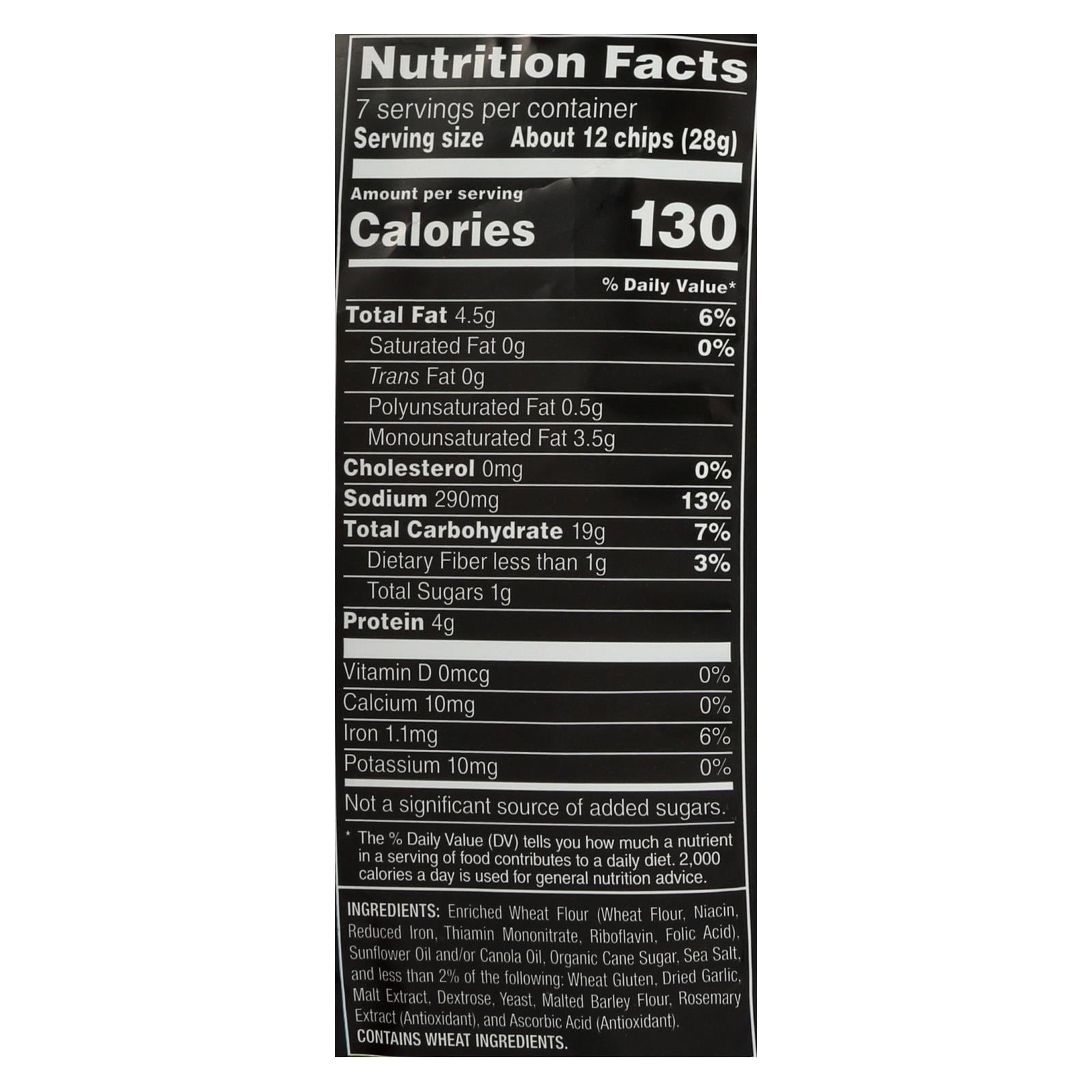 Stacy's Toasted Garlic Bagel Chips - 12 Pack, 7 Oz Each