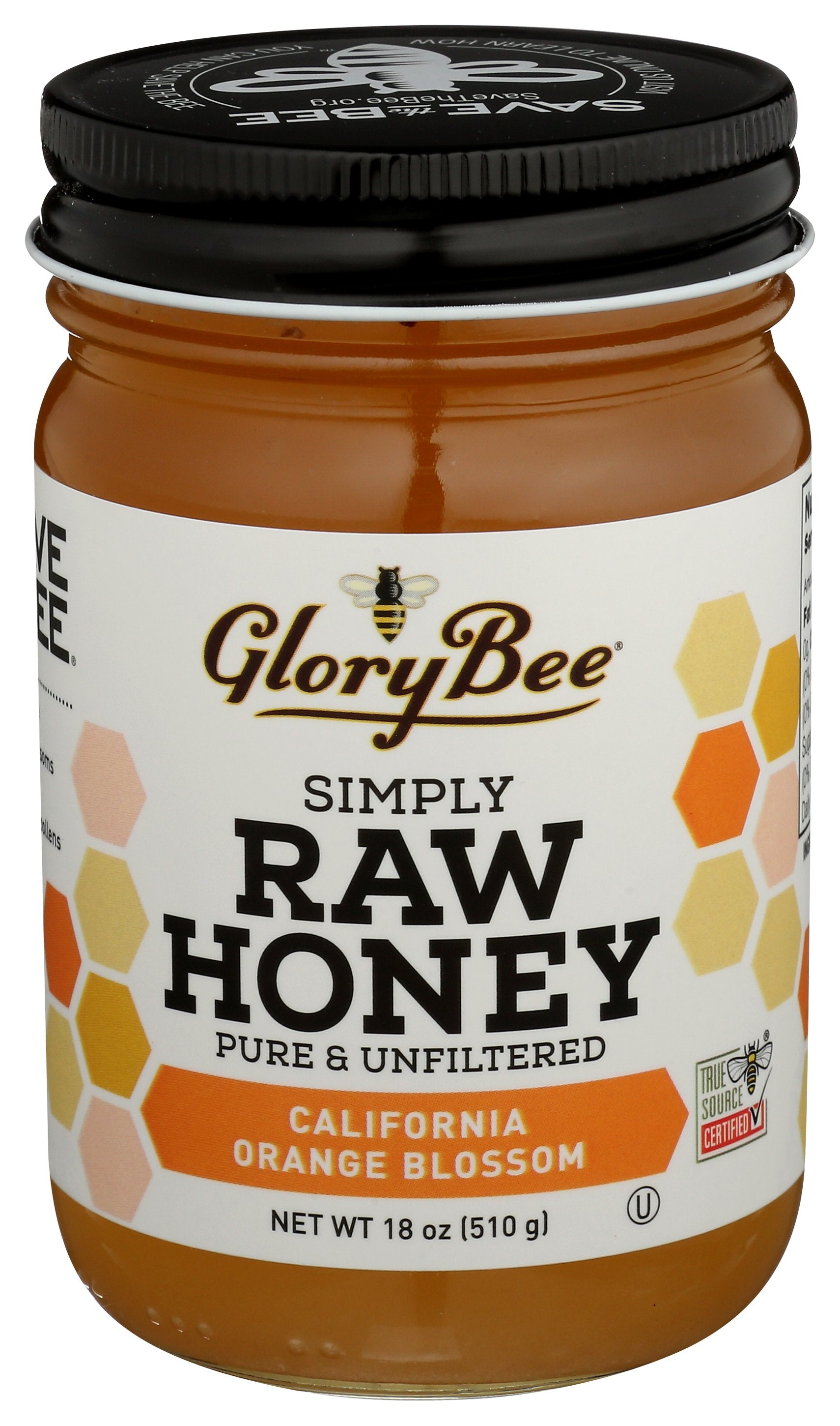 GLORYBEE HONEY ORANGE BLSM JAR - Case of 6