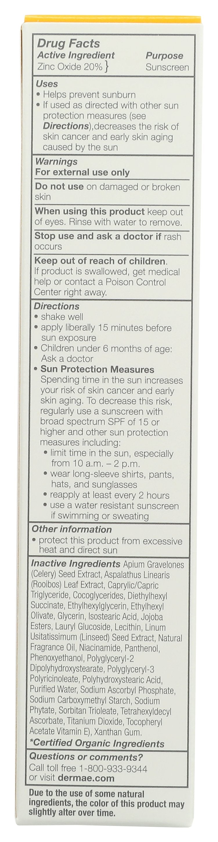 DERMA E MOISTRZR VITAMIN C SPF45