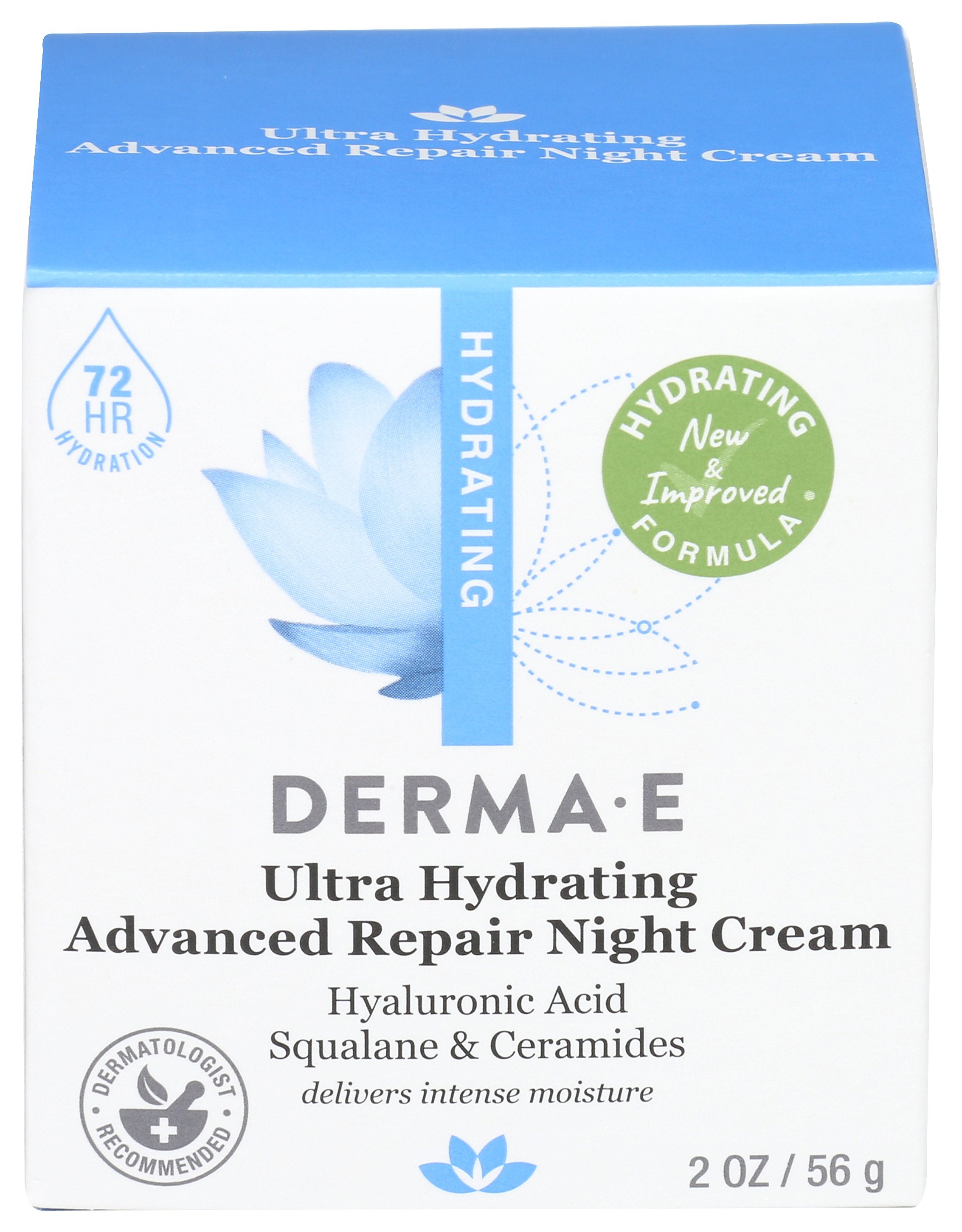 DERMA E SKIN CREME HYLRONIC NIGHT