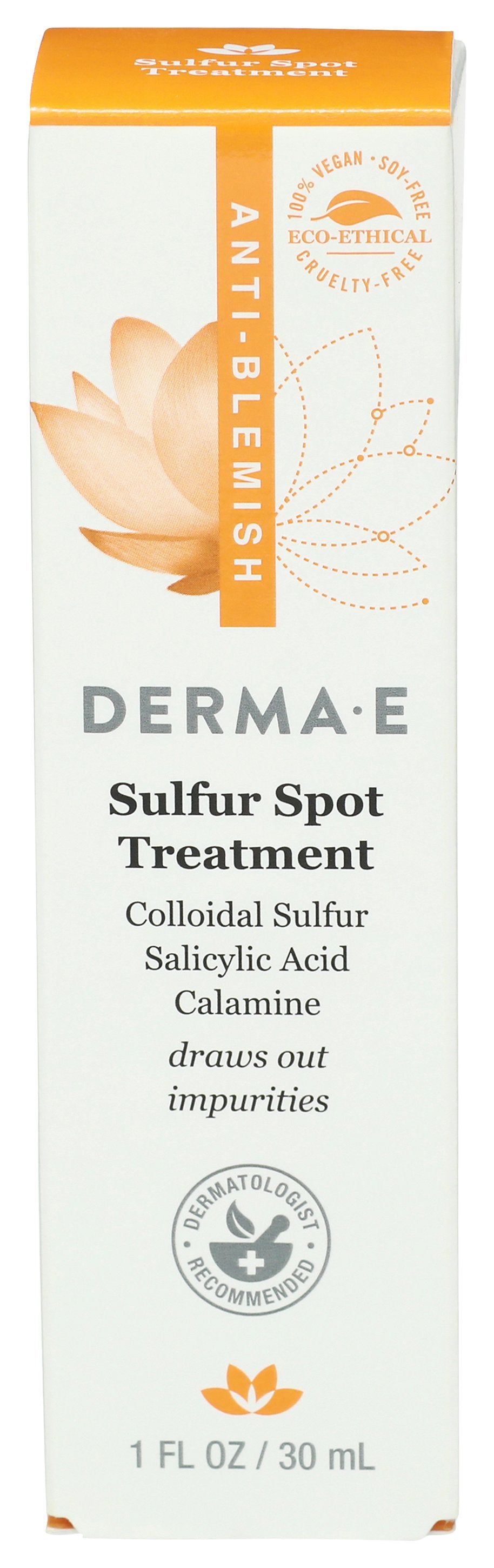 DERMA E SULFUR SPOT TREATMNT ACNE