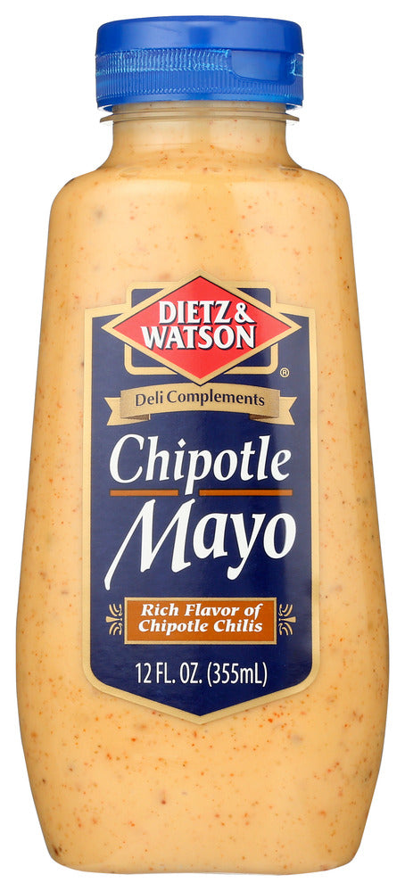 Dietz and Watson Mayonnaise Smoky Chipotle - Case of 12 - 12 oz