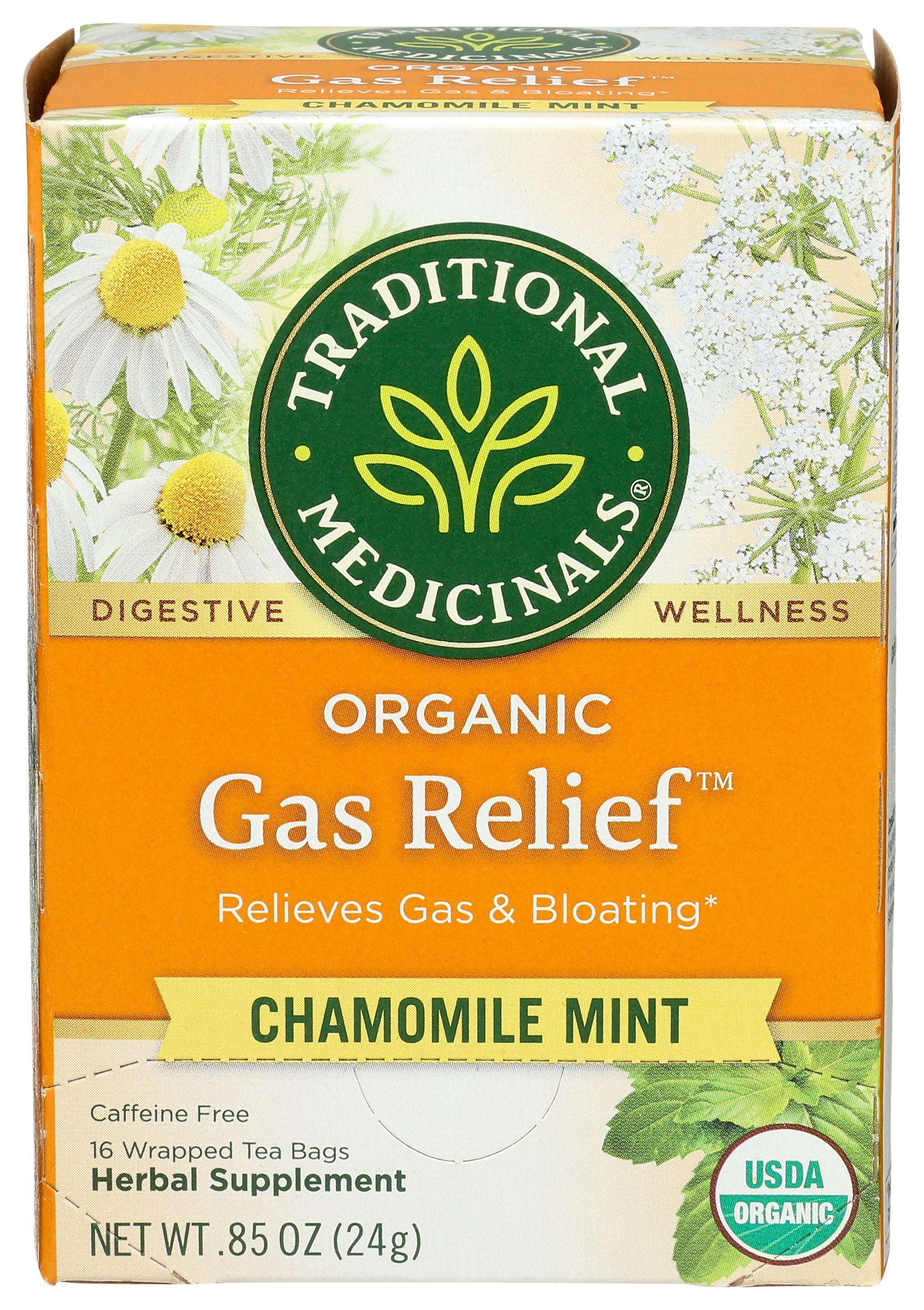 TRADITIONAL MEDICINALS TEA GAS RELIEF