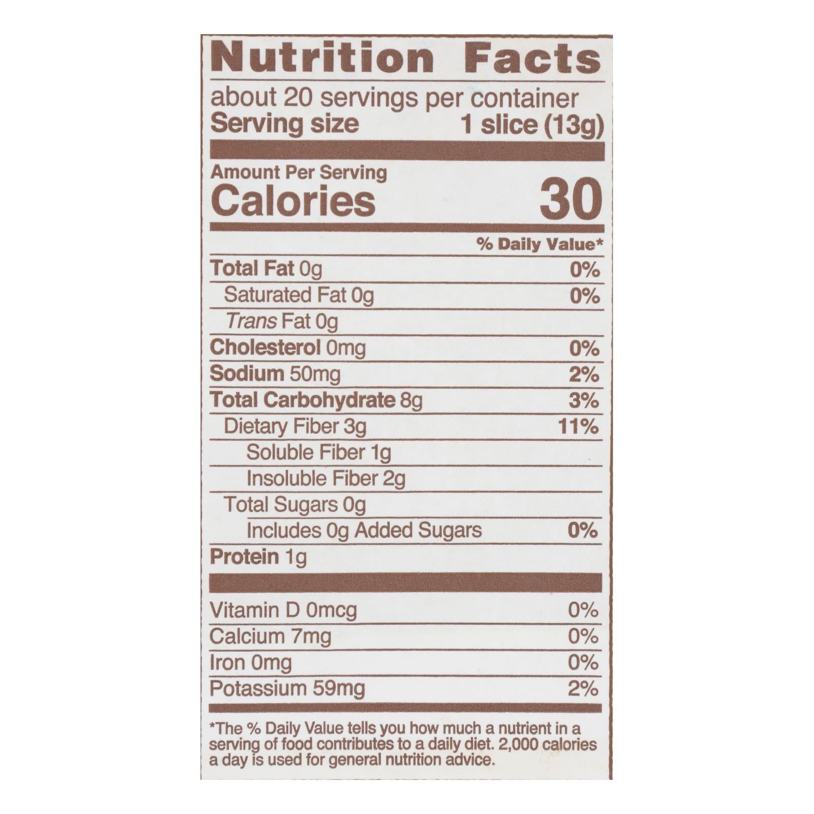 Wasa Crispbread Whole Grain - Flour And Water - Case Of 12 - 9.2 Oz.