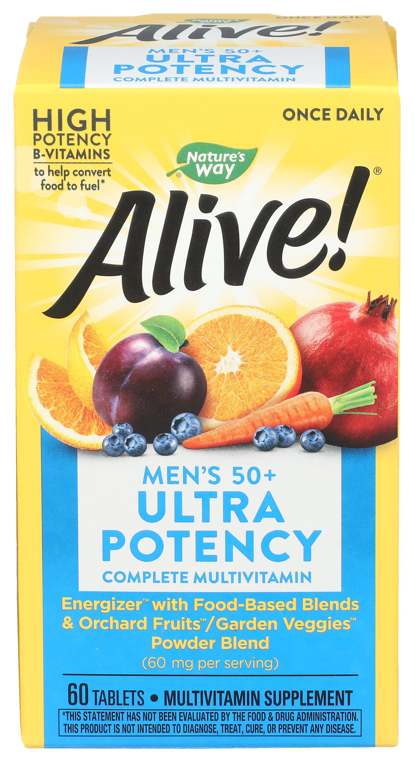 NATURES WAY ALVE DAILY MEN 50+ 60TB - Case of 6