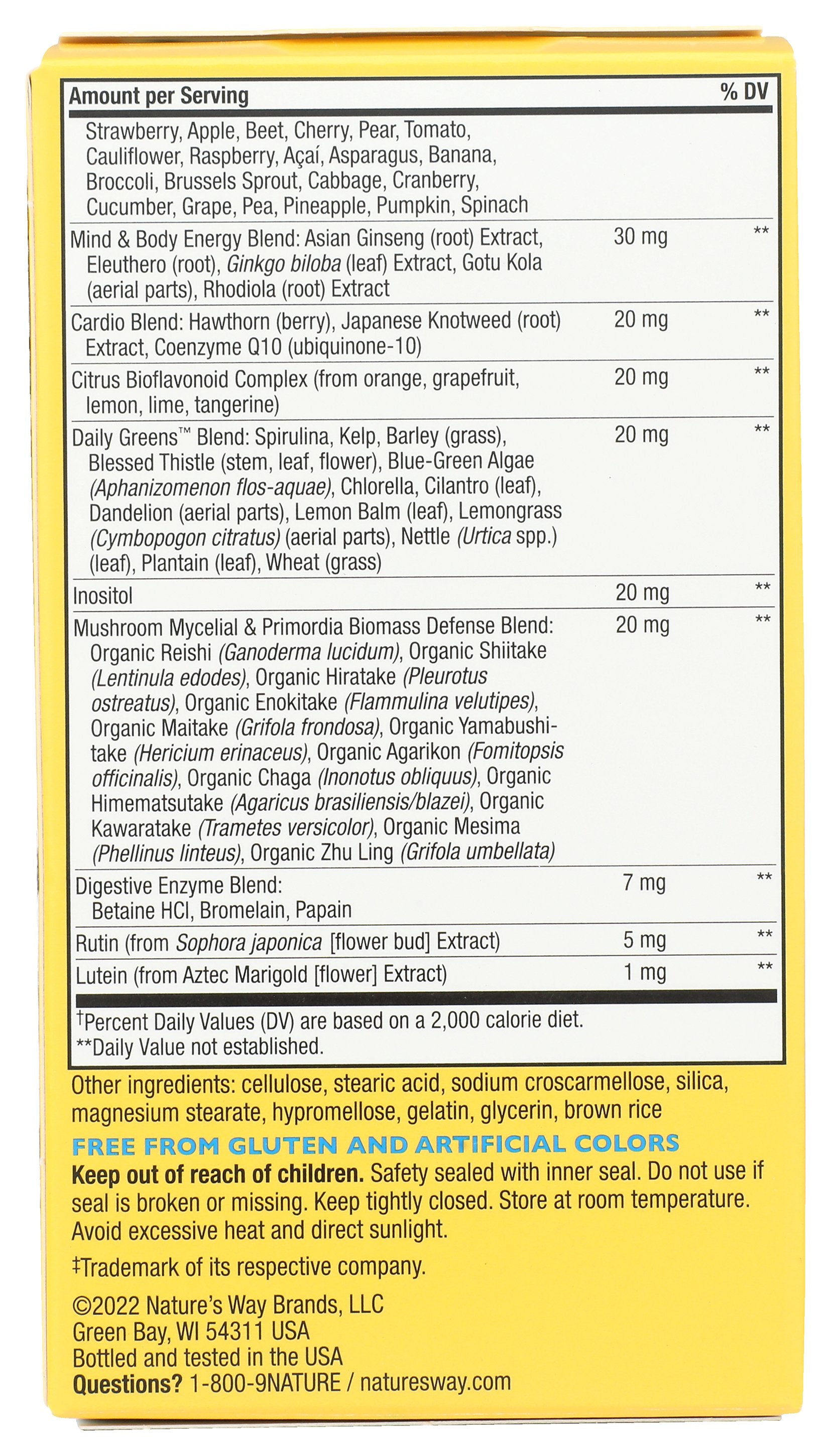 NATURES WAY ALVE DAILY MEN 50+ 60TB - Case of 6