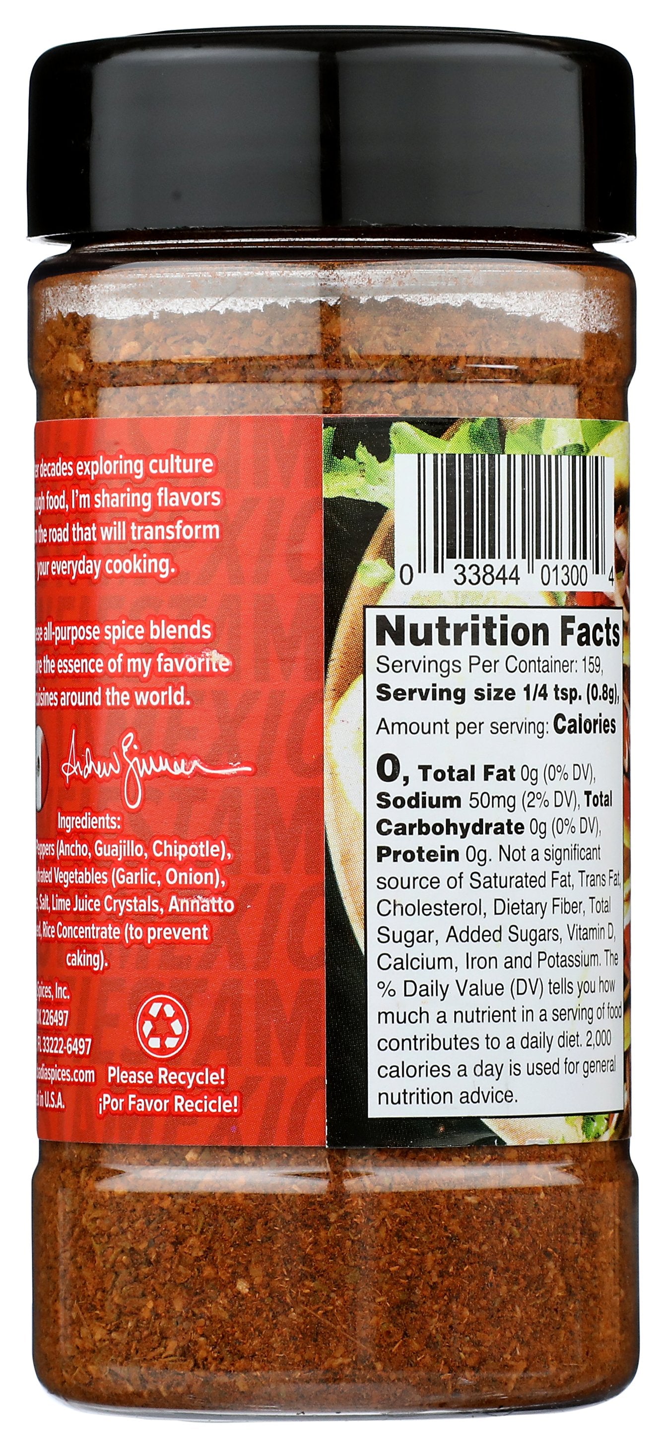 ANDREW ZIMMERN SEASONING MEXICAN FIESTA - Case of 6