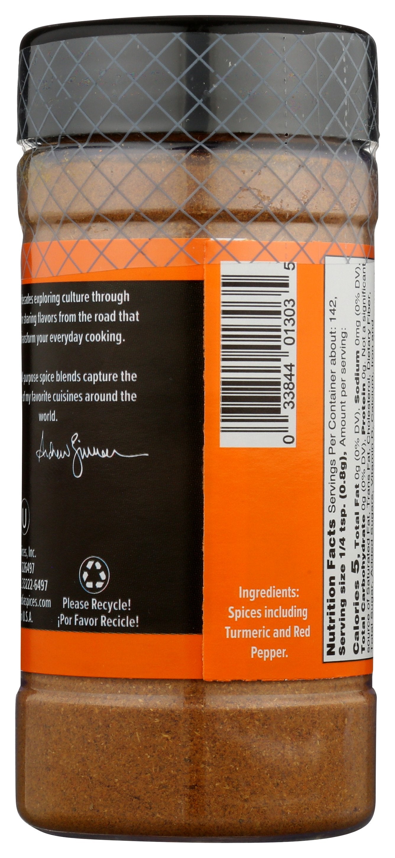 ANDREW ZIMMERN SEASONING MADRAS HT CURRY - Case of 6
