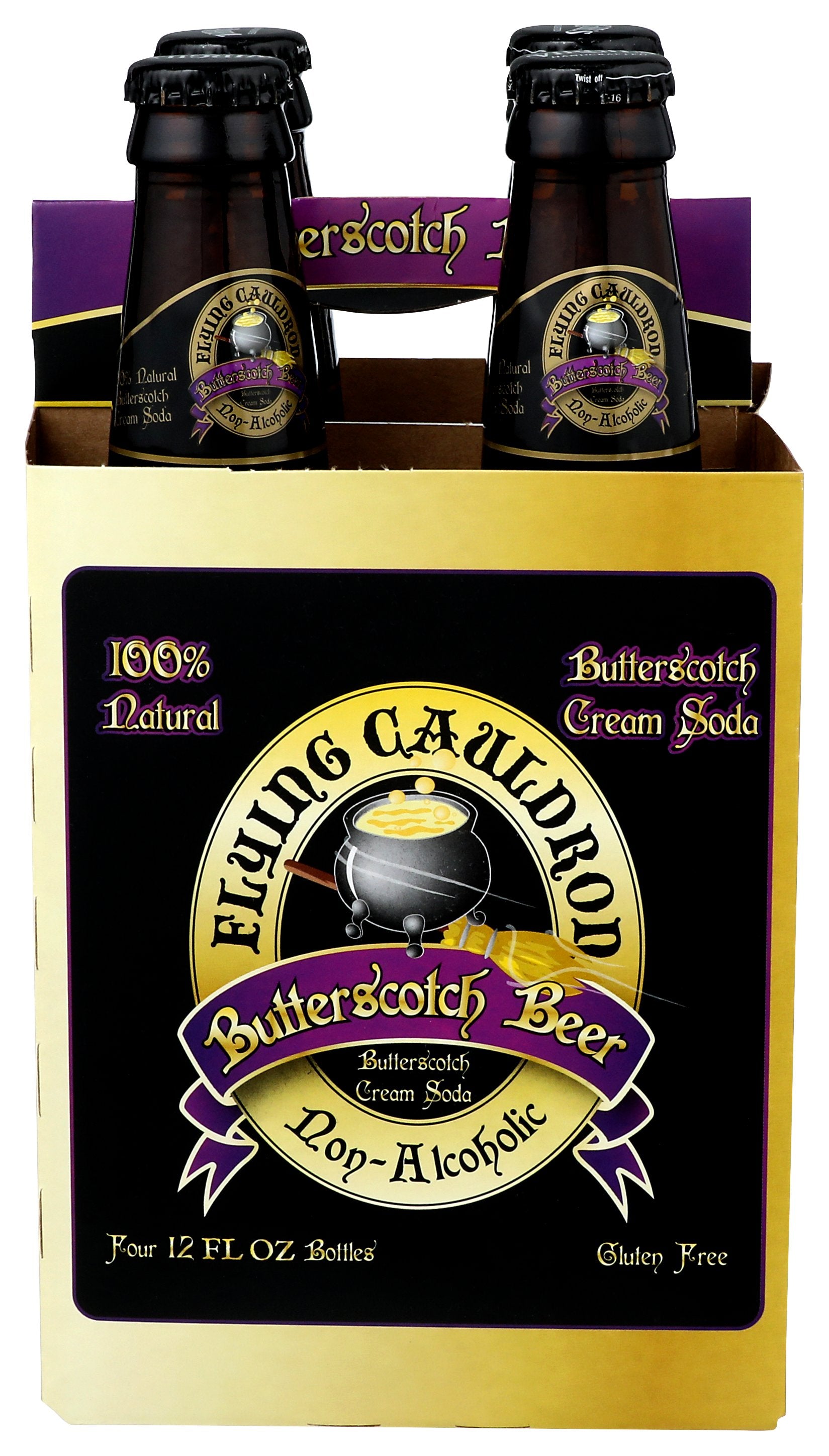 FLYING CAULDRON SODA BTTRSCTCH BREW 4PK - Case of 6