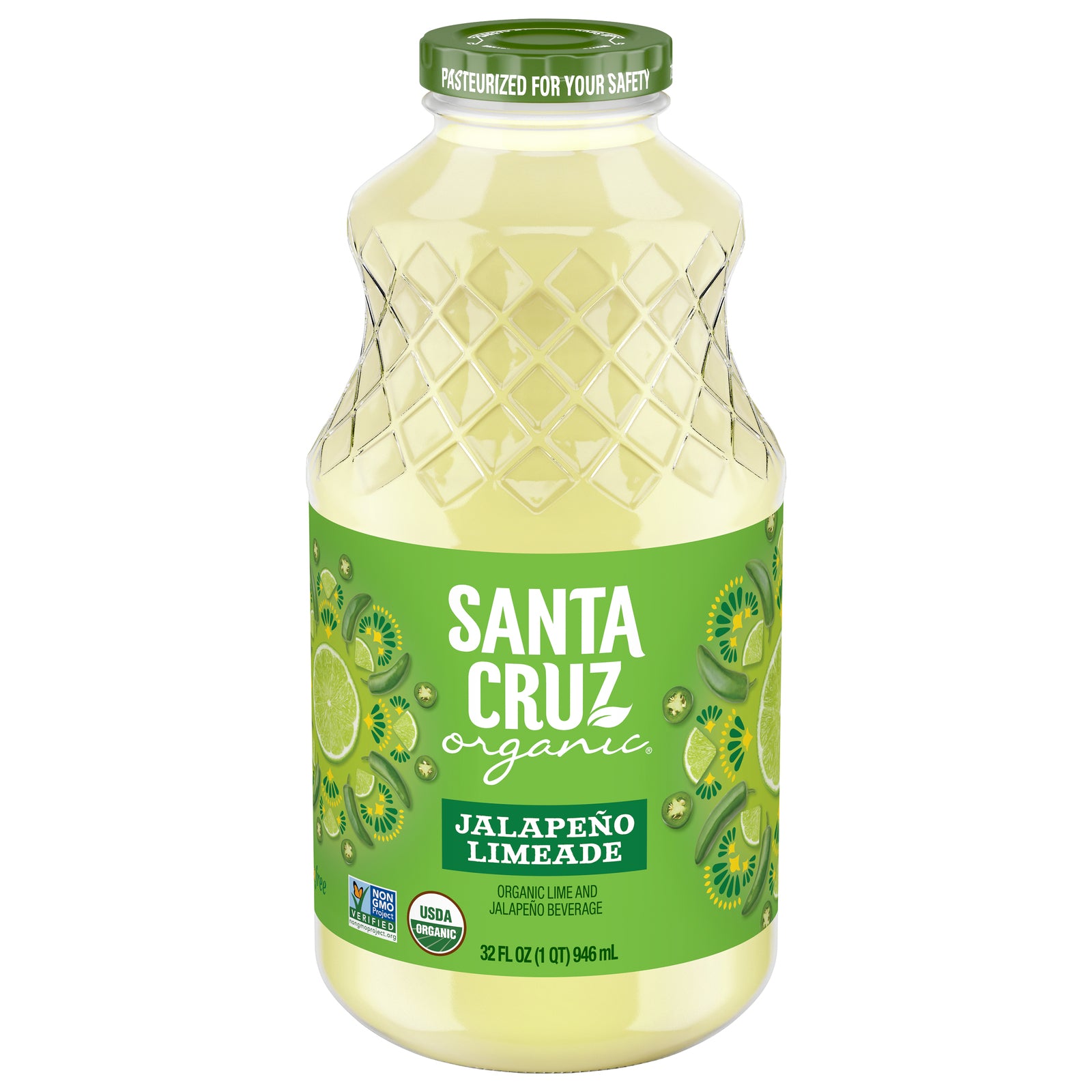 Santa Cruz Organic - Bev Og2 Jalapeno Limeade - CS of 6-32 FZ