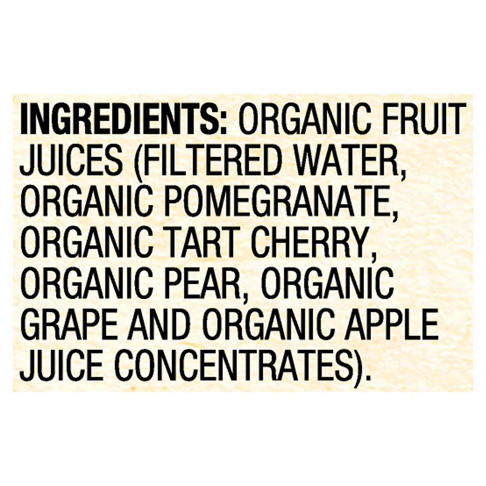 Santa Cruz Organic - Juice Og2 Pom Tart Cherry - CS of 6-32 OZ