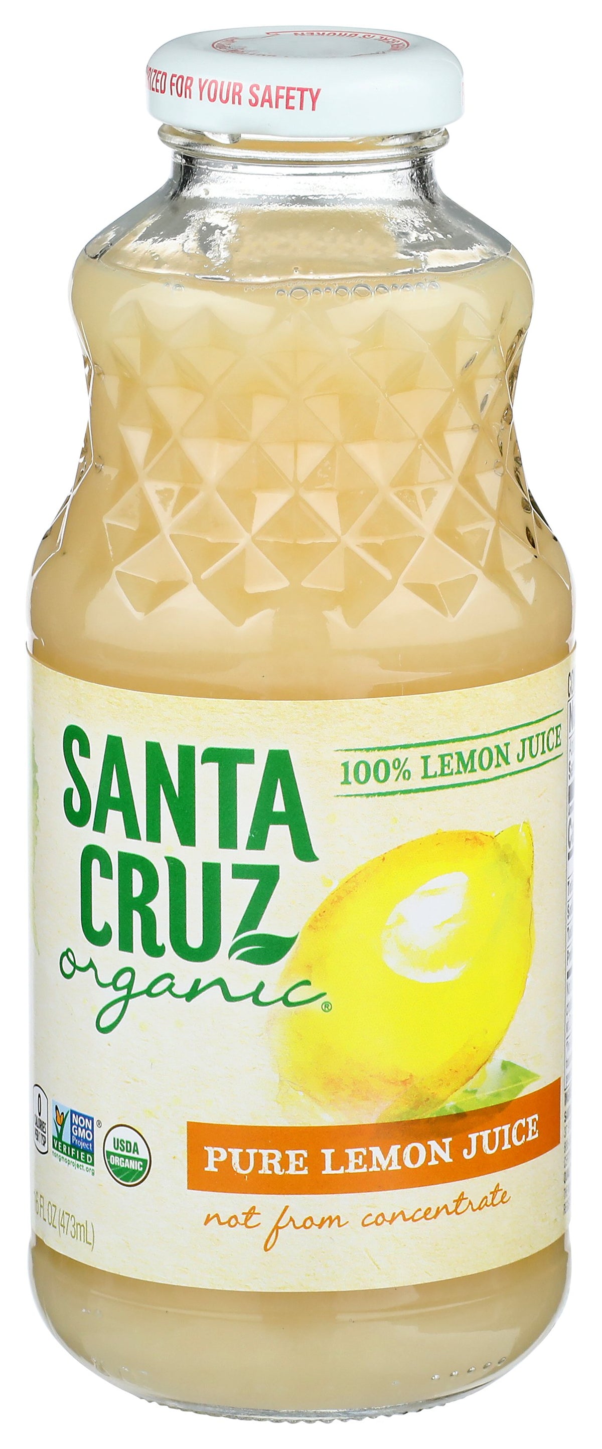 SANTA CRUZ JUICE LEMON 100% - Case of 8