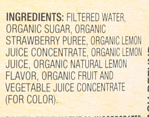 SANTA CRUZ JUICE STRWBRRY LEMONADE - Case of 6